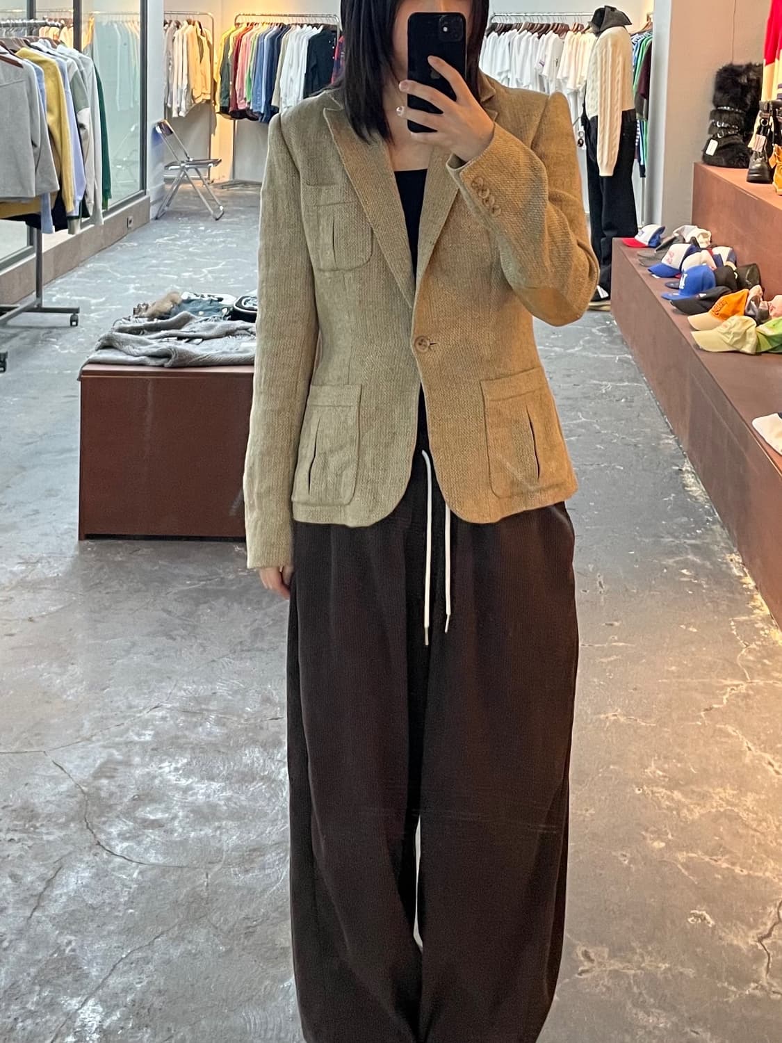 폴로 랄프로렌 트위드 블레이드 재킷 H940 상품이미지1