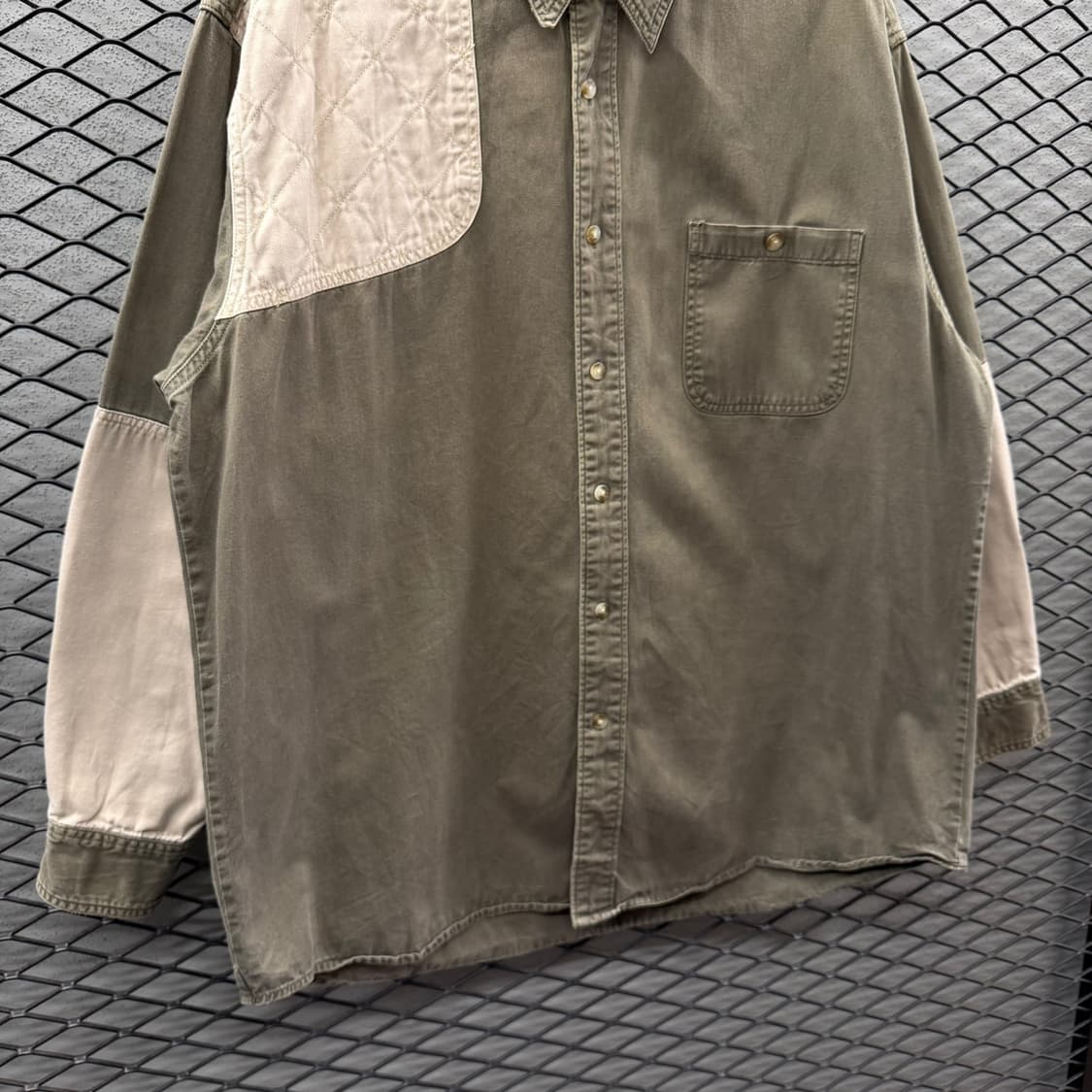 USA VINTAGE 레드헤드 헌팅셔츠 숄더패드 암패치 디테일 올리브 상품이미지5