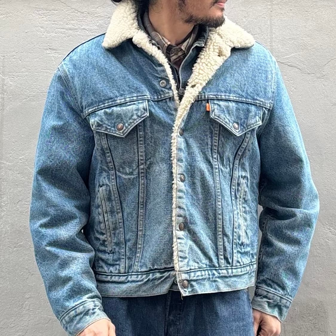 80년대 미국 리바이스 70608 쉐르파 오렌지탭 상품이미지10