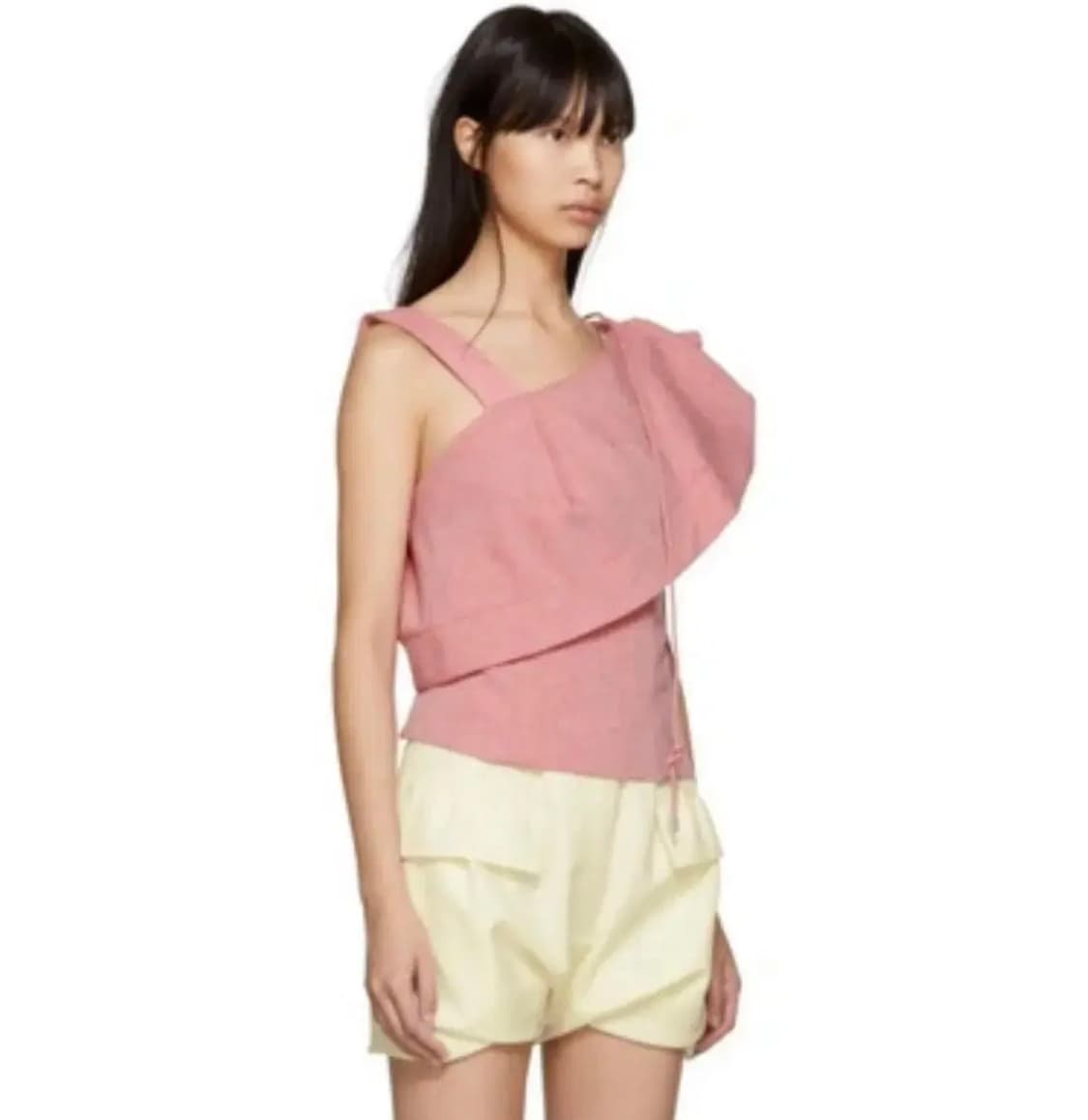 텍있는 새상품 CARVEN 핑크 린넨 블라우스 36(55사이즈) 상품이미지9