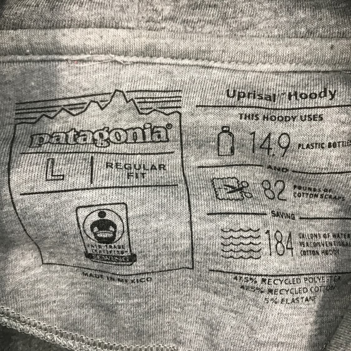 파타고니아 P-6 업라이절 후드티셔츠 [L] 상품이미지5