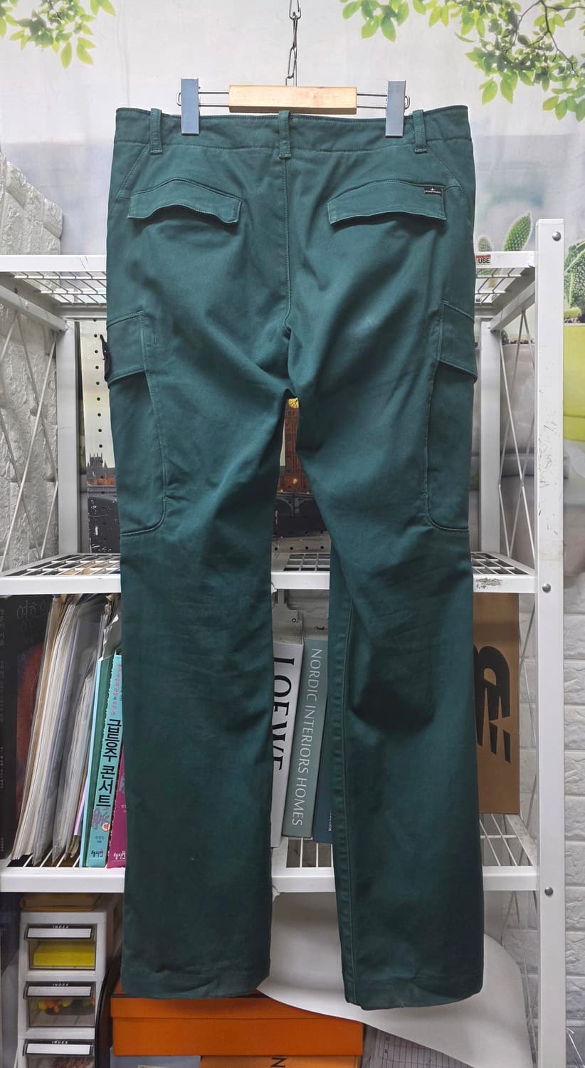 스톤아일랜드 남성 카고팬츠 32 슬림핏 스트레치 그린팬츠 MM24 상품이미지5