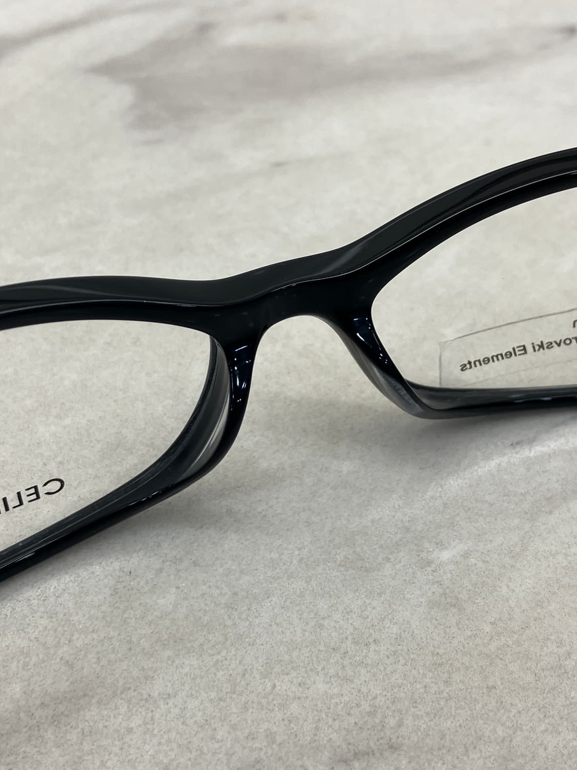 셀린디옹 Celine Dion 블랙 오벌 뿔테 안경 상품이미지4