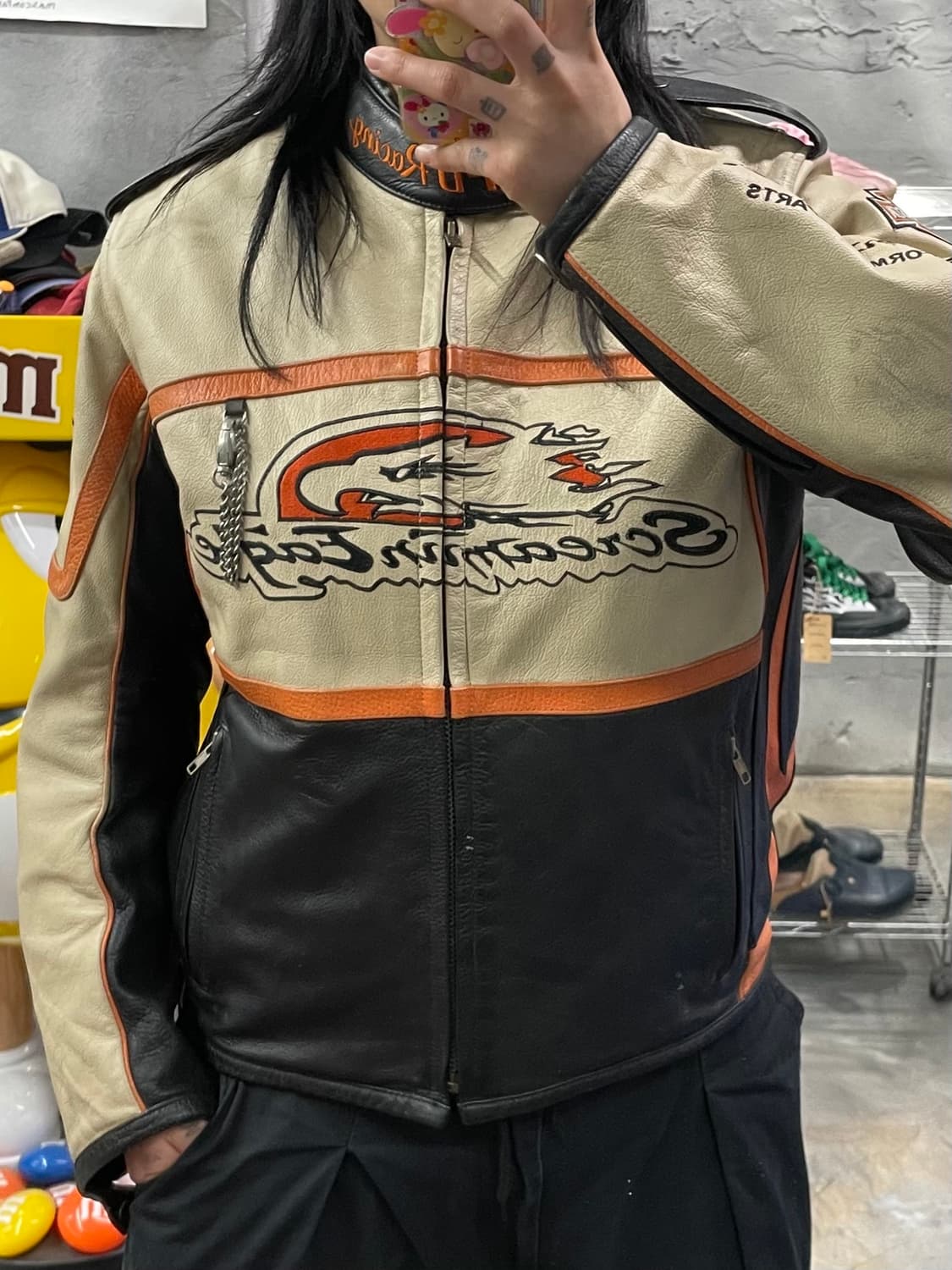 할리 데이비슨 이글 레더 바이커 자켓 상품이미지9