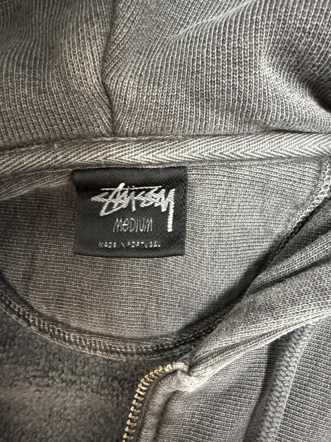 스투시 8볼 피그먼트 후드집업 m 상품이미지3