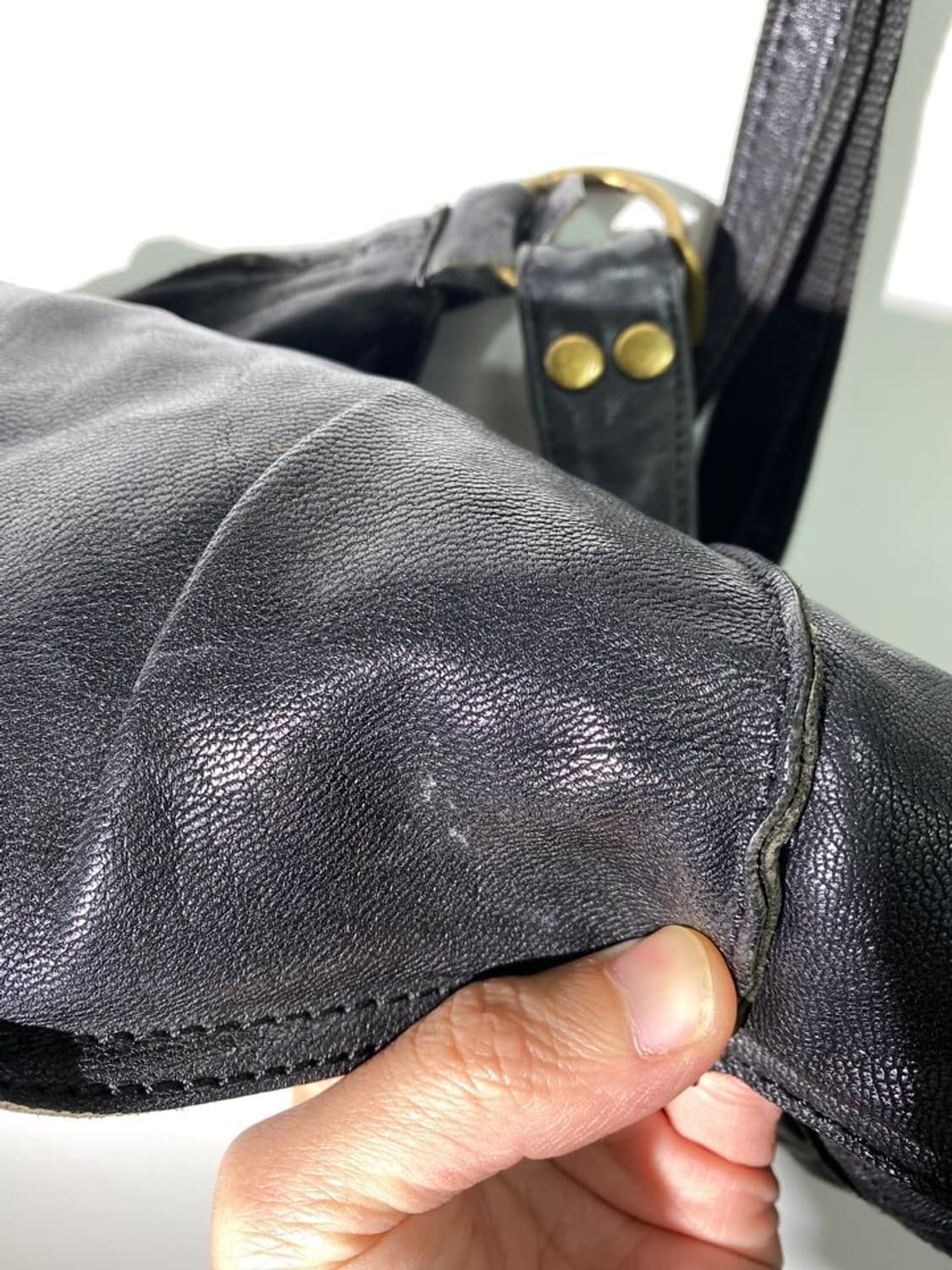 빈티지 레더 크로스백 상품이미지4