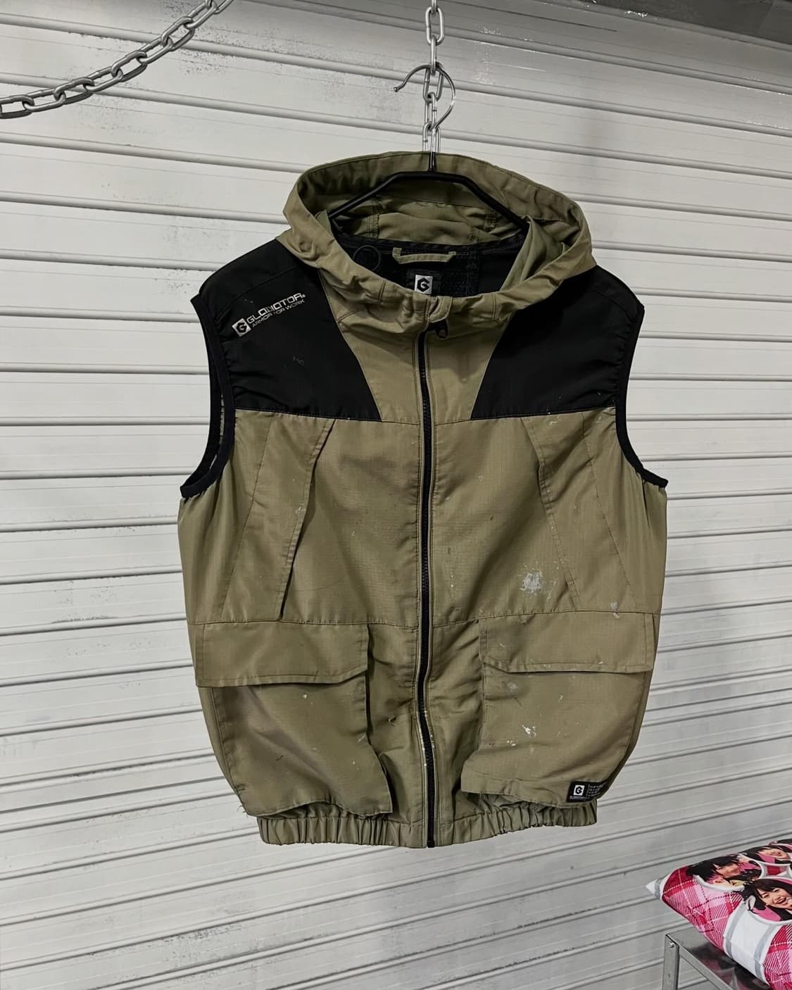 Gladiator hood vest zip up 상품이미지2