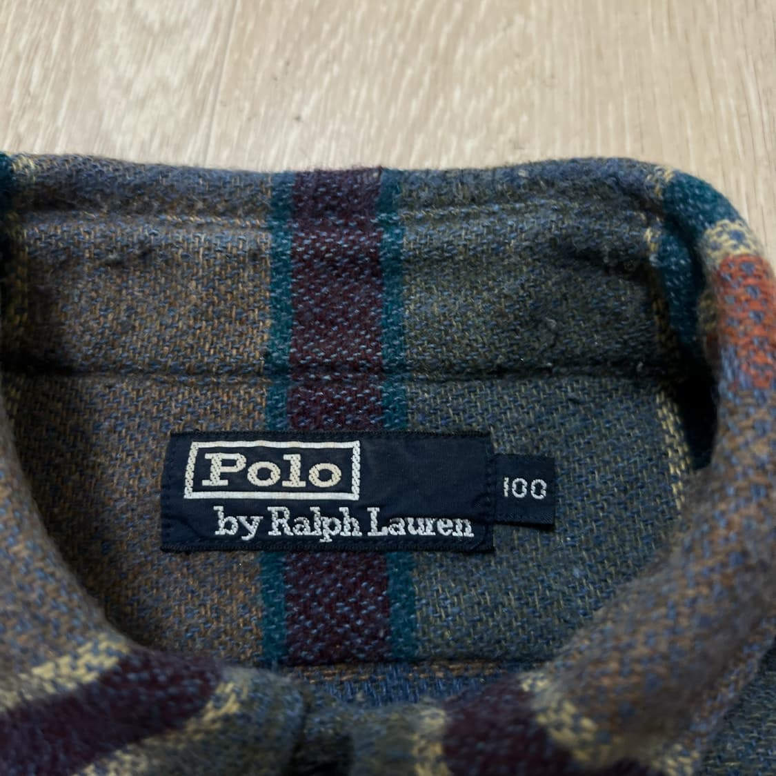 폴로 랄프로렌 아즈텍 헤비 울 플란넬 나바호 셔츠 L 상품이미지4