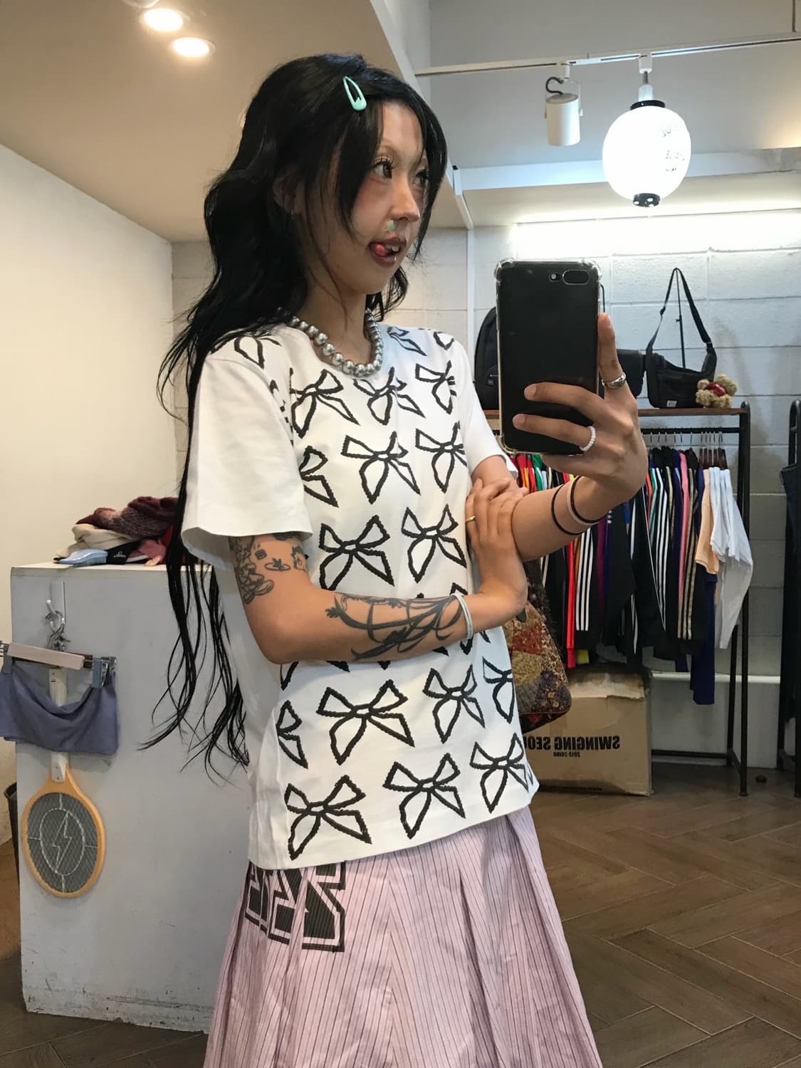  ♥ 꼼데가르송 리본!!! 반팔 티셔츠 ♥  상품이미지8
