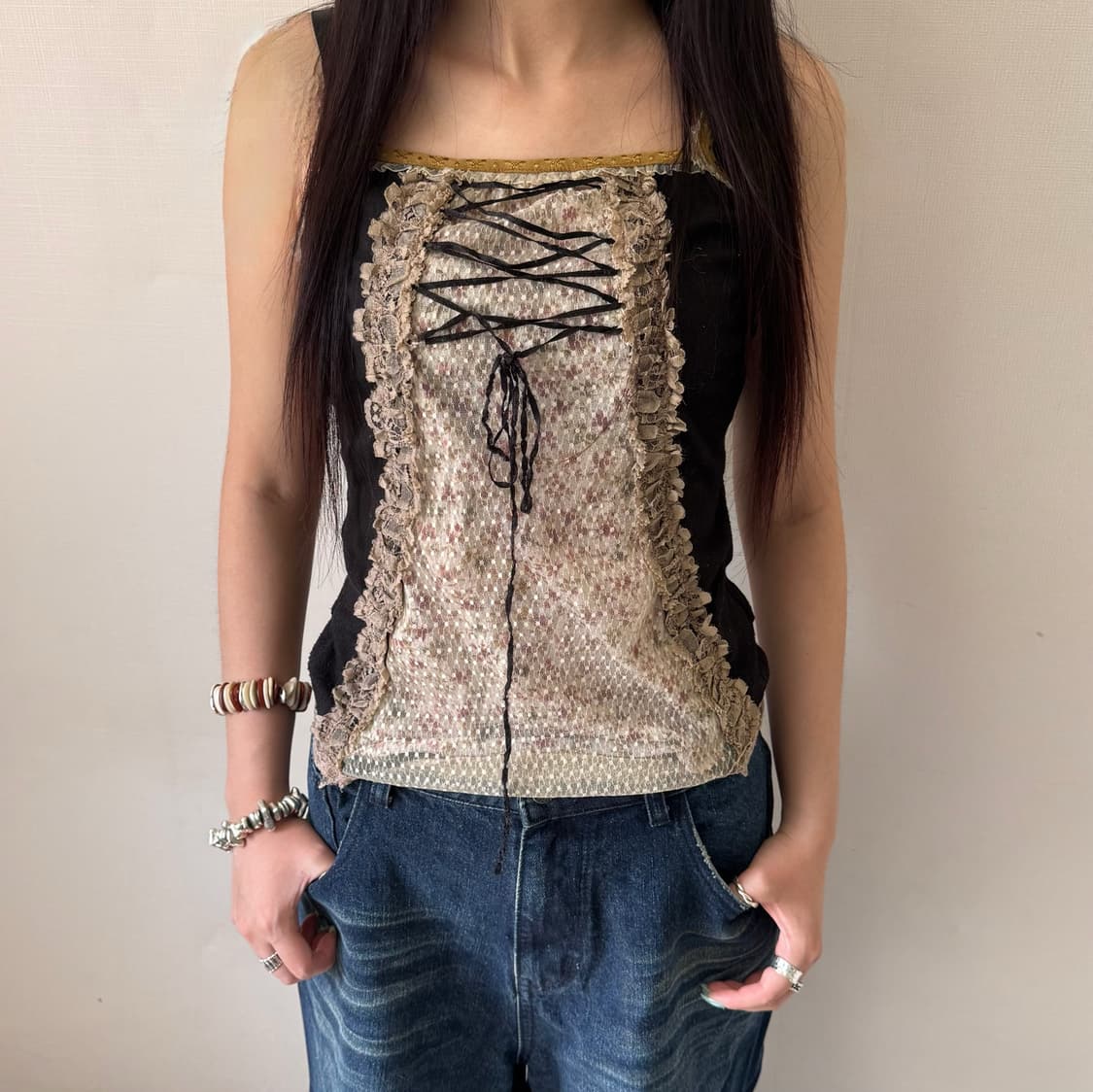 Japanese sleveless 상품이미지1