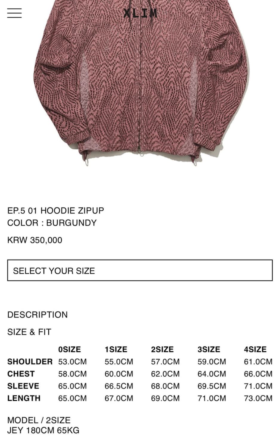 [2] xlim ep.5 01 Hoodie Zipup 상품이미지8
