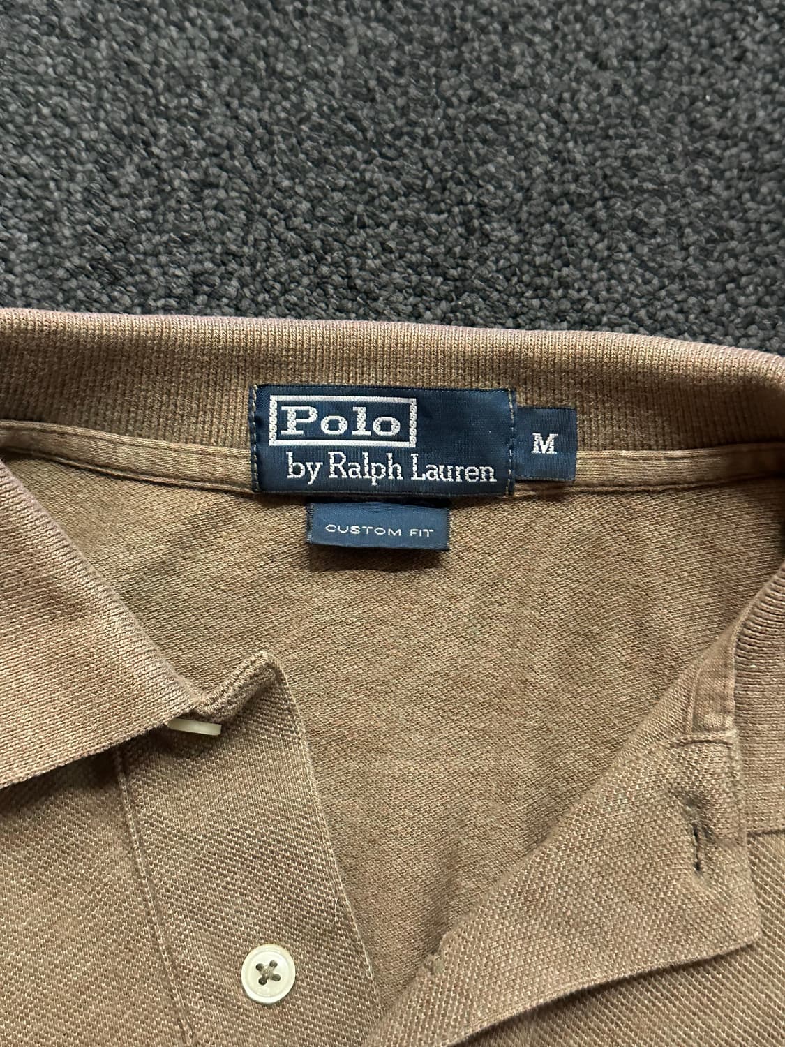 폴로 랄프로렌 브라운 pk 긴팔 카라티 팝니다 상품이미지2