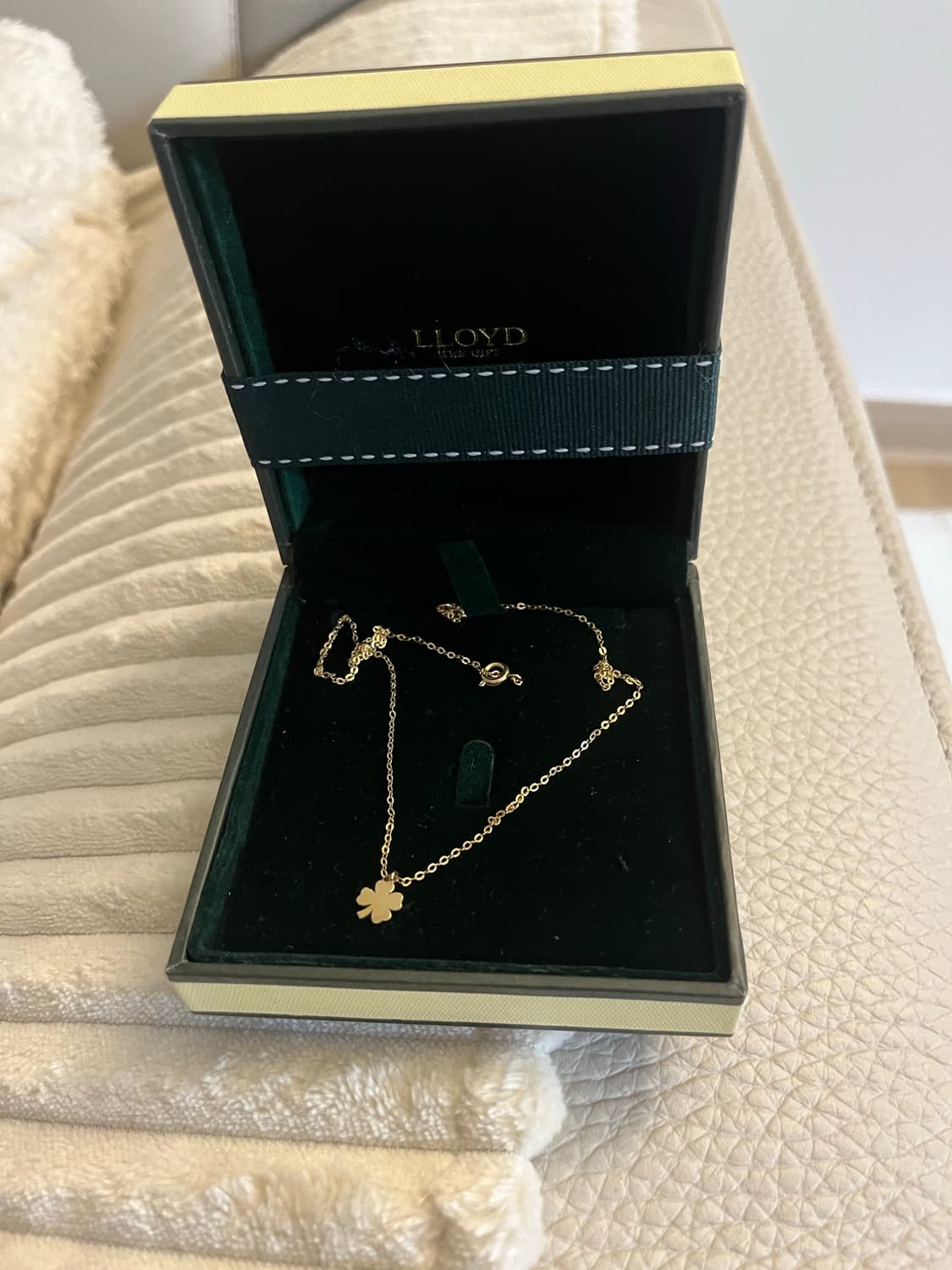로이드 네잎클로버 14K 목걸이 상품이미지2