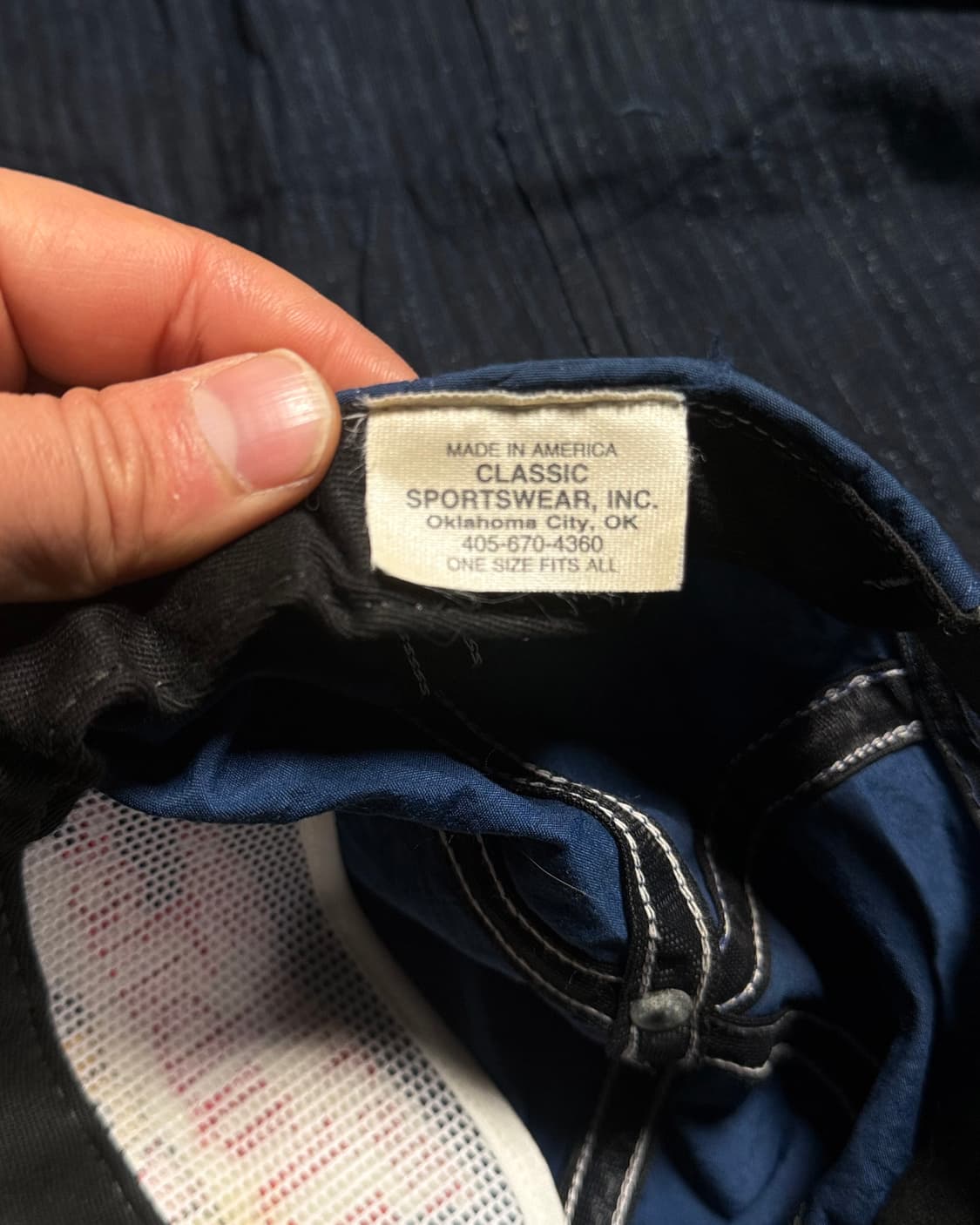 80-90‘s 클래식 스포츠웨어 카니발 더 펀 십 주빌리 블루 캡 OS 상품이미지5