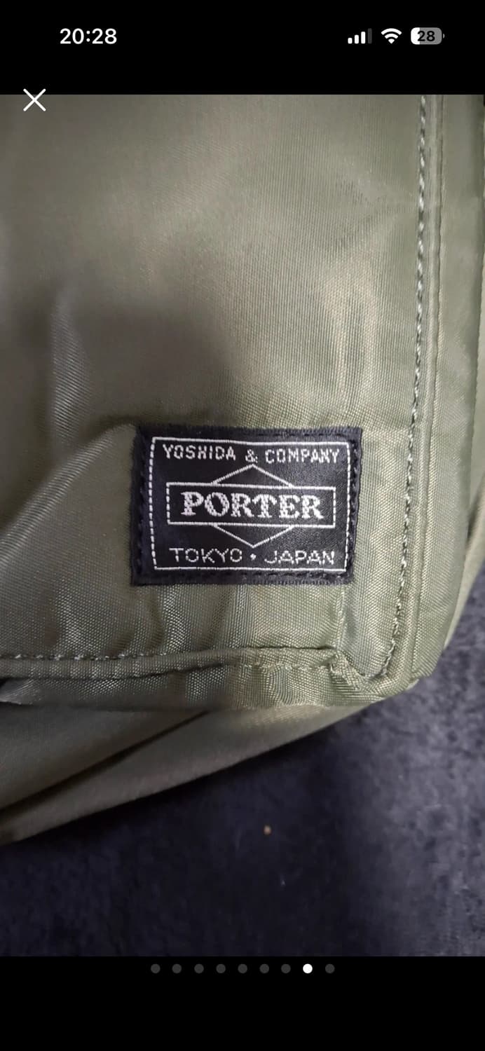 포터 탱커 숄더백 세이지 그린 상품이미지5