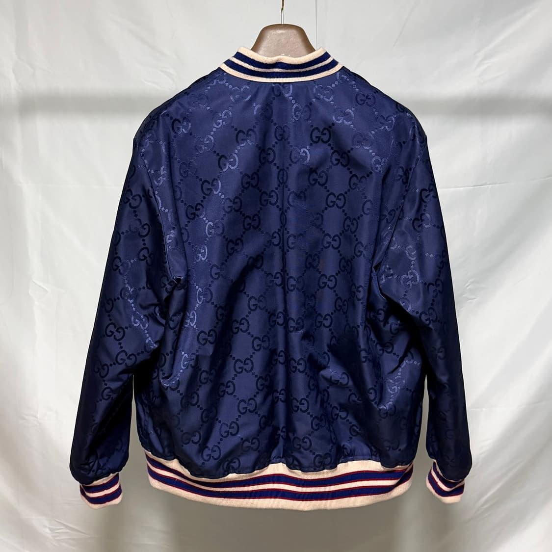 [S+급/48] 구찌 리버서블 나일론 캔버스 블루종 자켓 상품이미지2