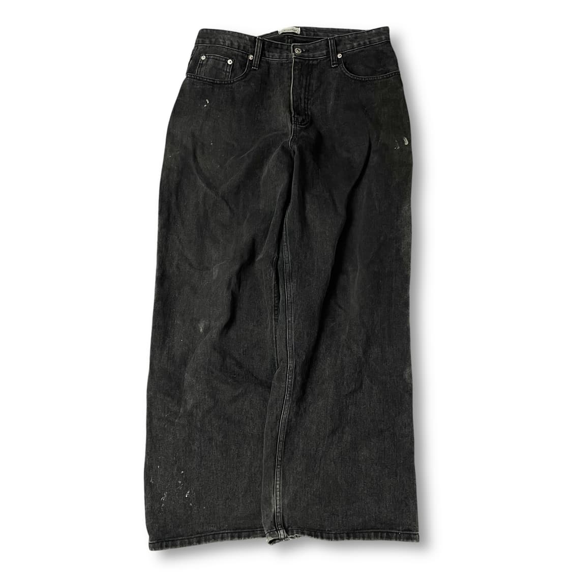 (34) LE FREAK 그레이 와이드 데님 팬츠 L 상품이미지1