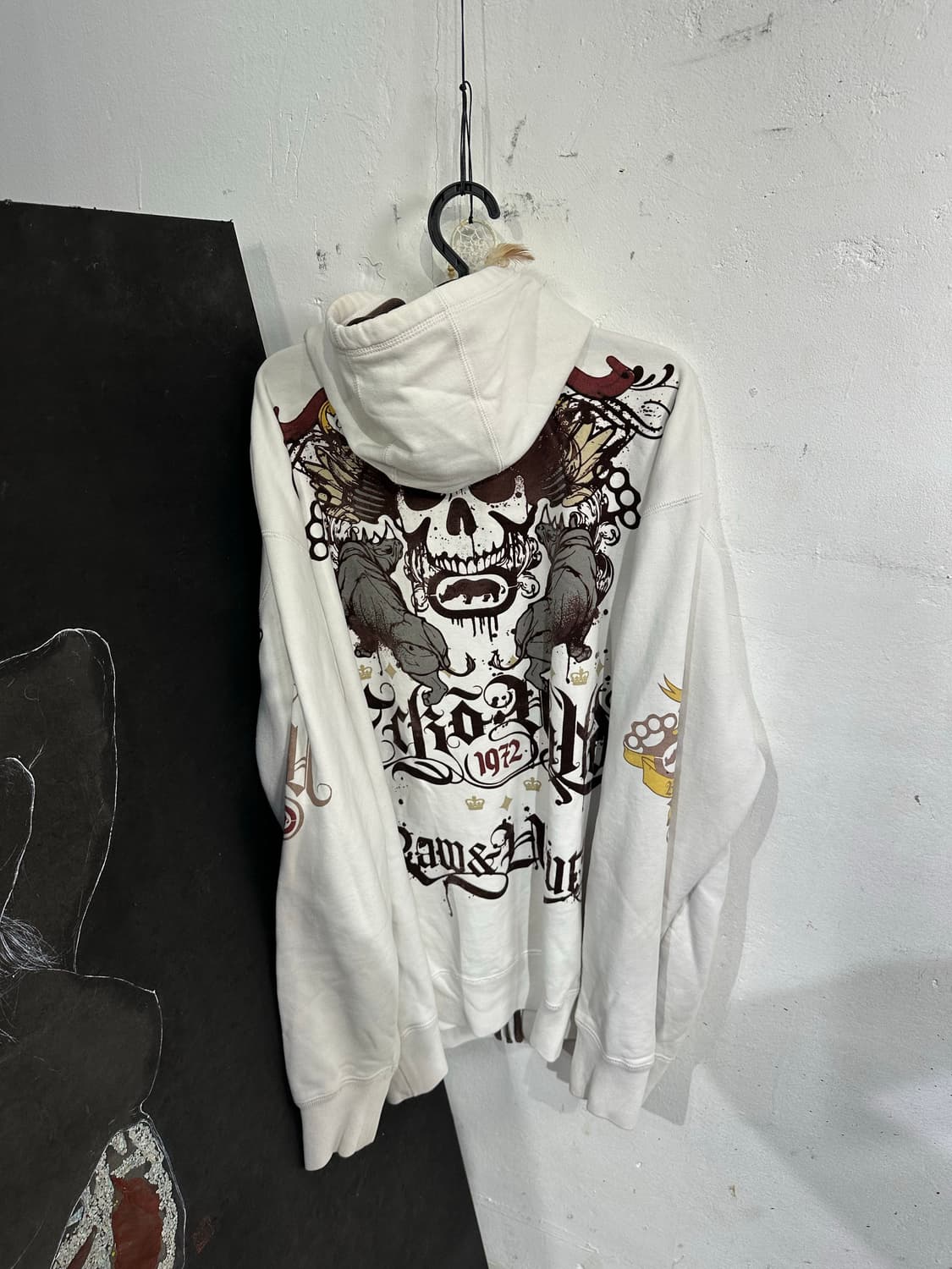 Jpn 일본빈티지 90s 에코 언리미티드 오리엔탈 펑크 빅사이즈 집업 상품이미지8