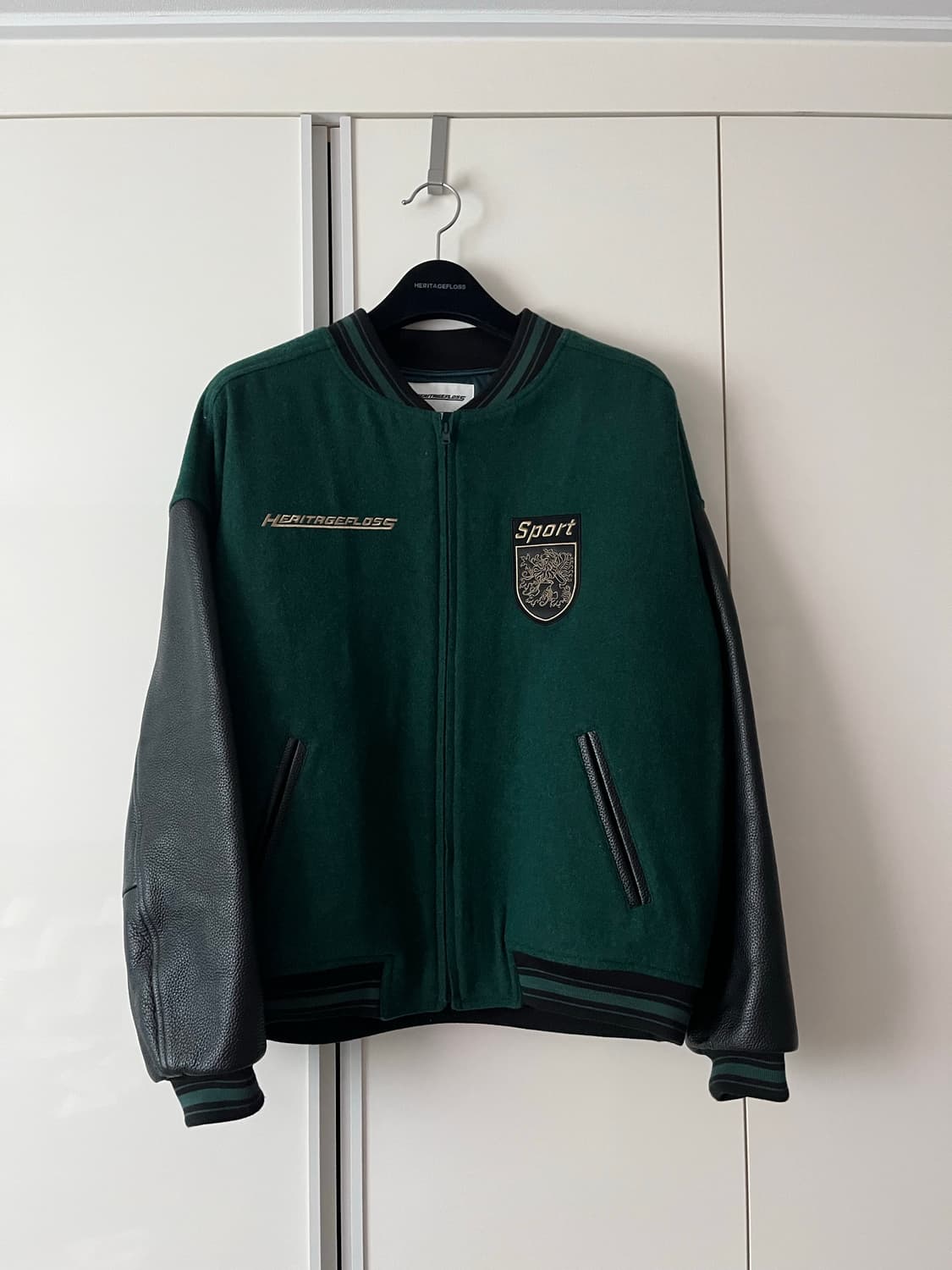 헤리티지플로스 울 바시티 자켓 M 상품이미지1