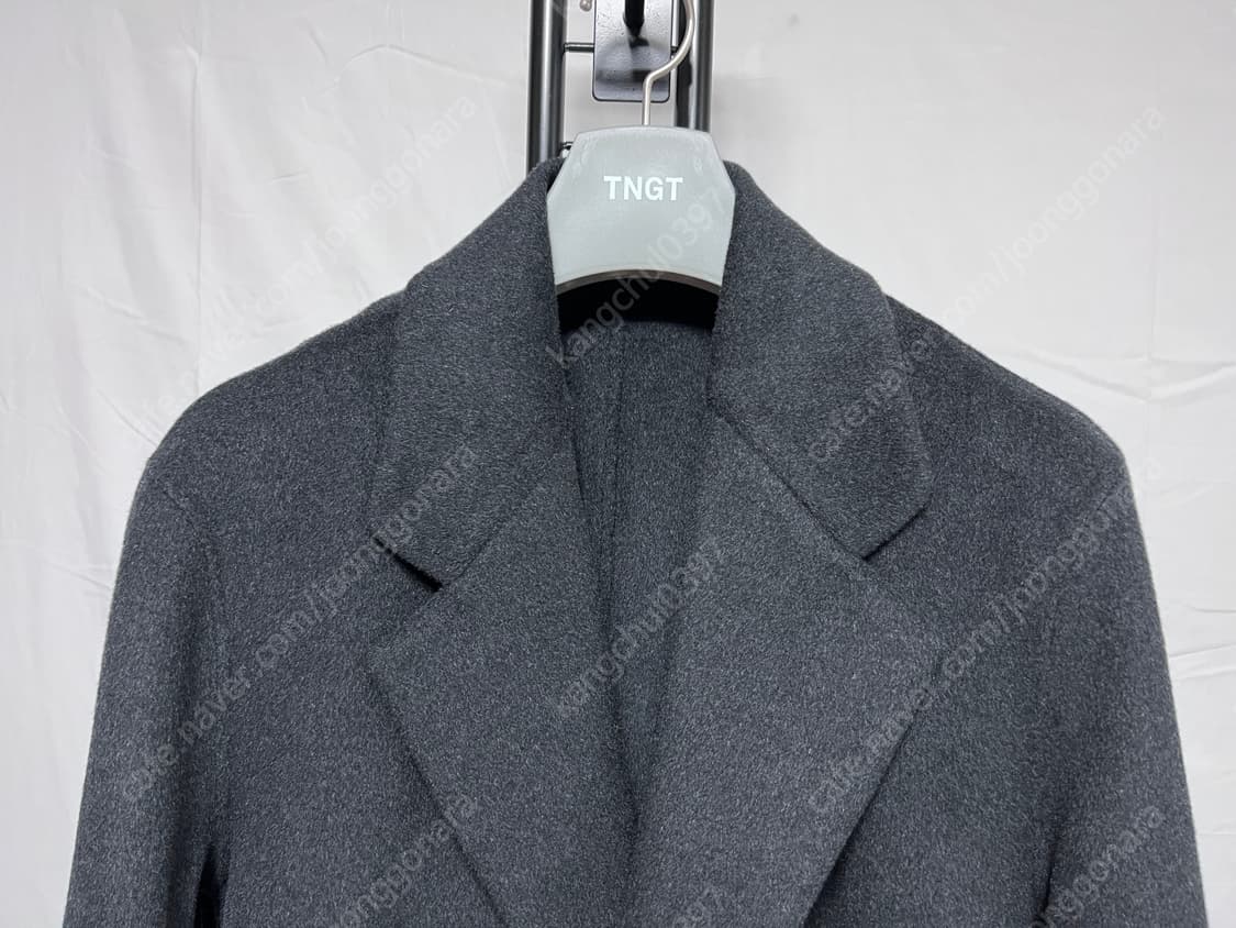 tngt 타임20주년st 롱 로브 핸드메이드 코트 다크그레이 95 사이즈 상품이미지2