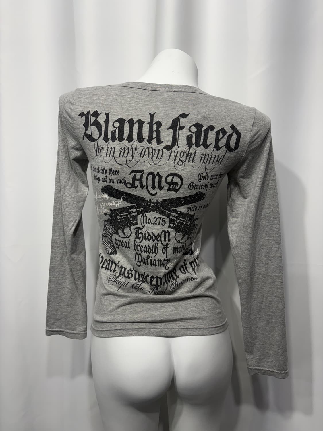 🎸그레이 프린팅 롱슬리브🎸 상품이미지7