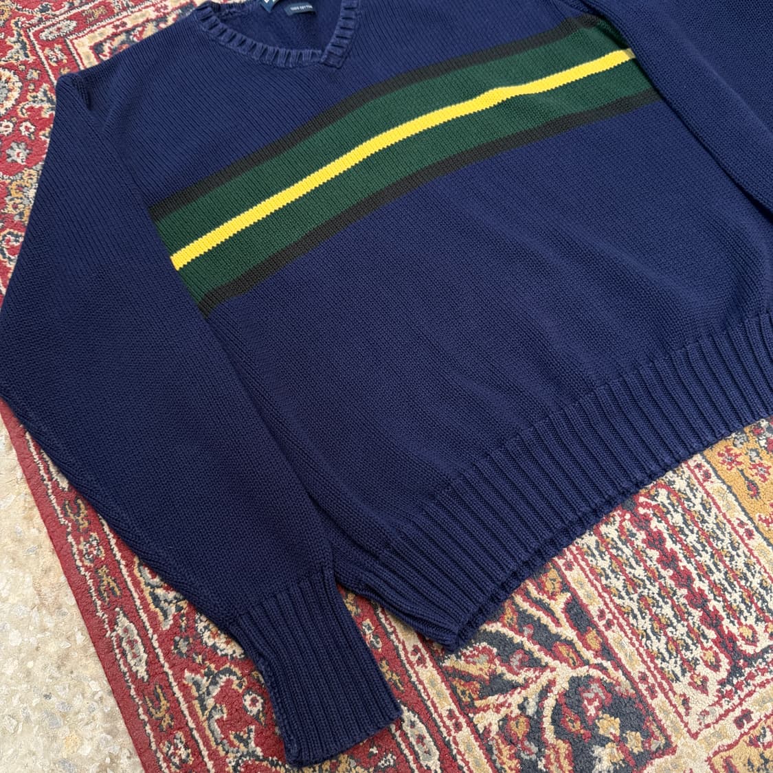 90s 폴로 랄프로렌 코튼 브이넥 니트 [ 95 ] 상품이미지4