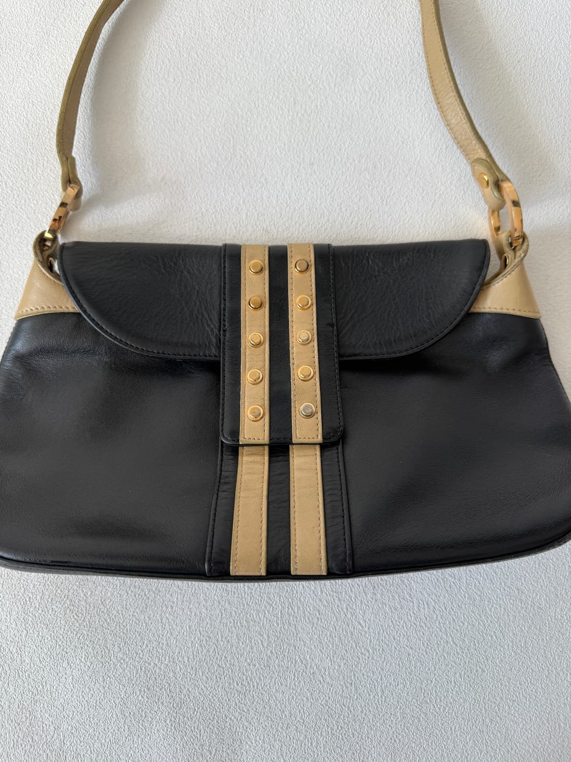 Pre owned 레더 숄더백 상품이미지3