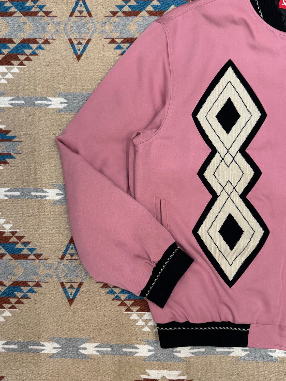 [M] 슈프림 다이아몬드 레이온 봄버 더스티 핑크  상품이미지3