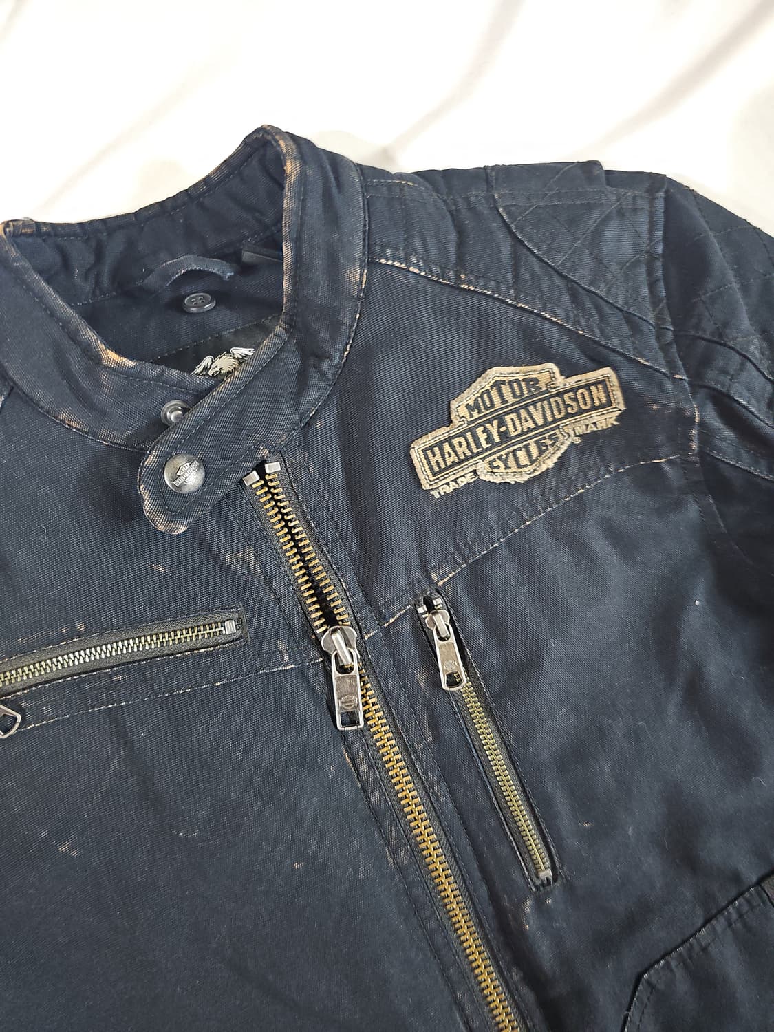 [s] 할리데이비슨 블랙 워싱 자켓 상품이미지2
