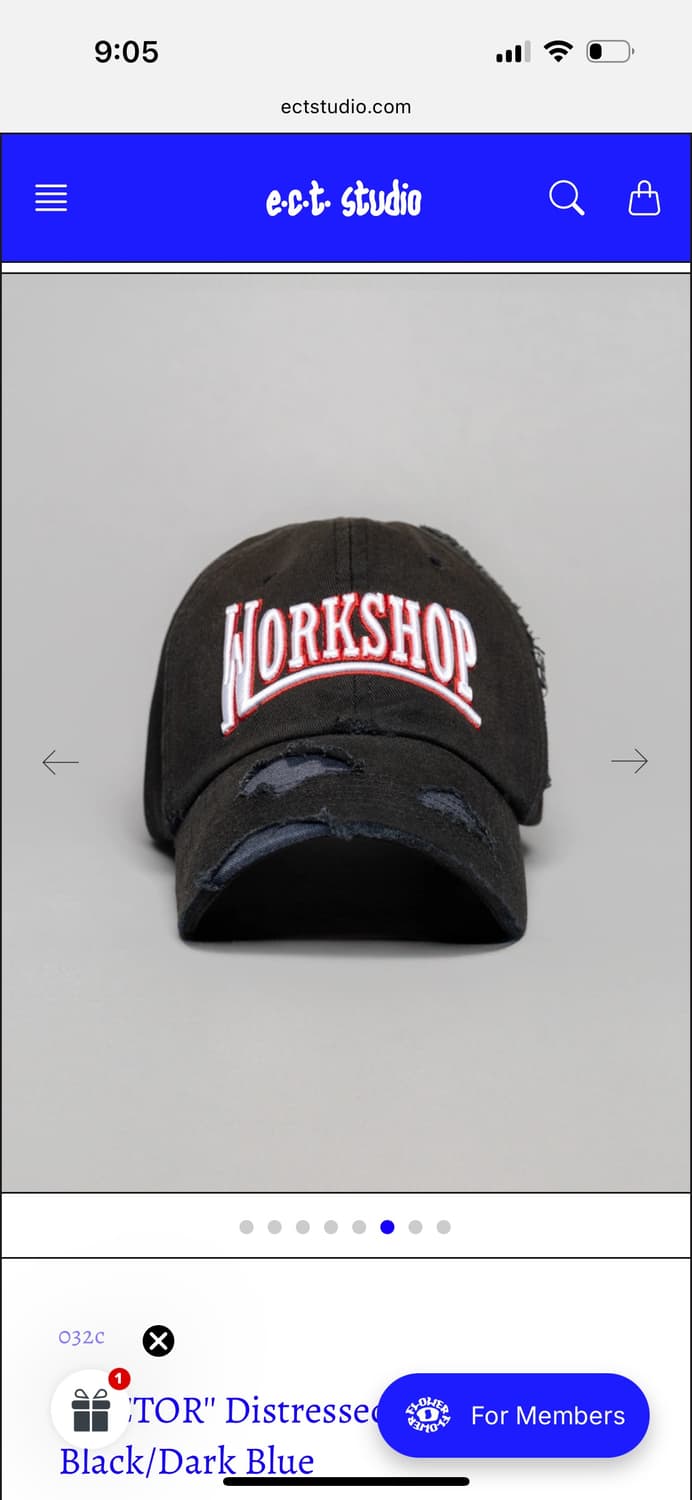 032c 빅터 디스트레드 캡 상품이미지5