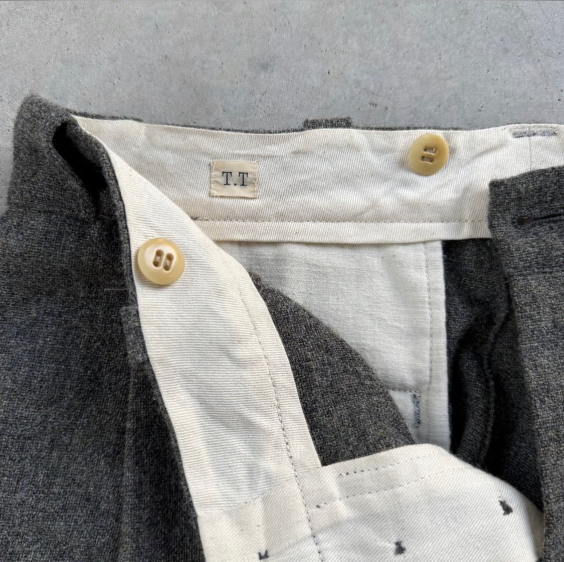 [32] 타이가 타카하시 Lot.201 워크 트라우저 멜란지 브라운 상품이미지4