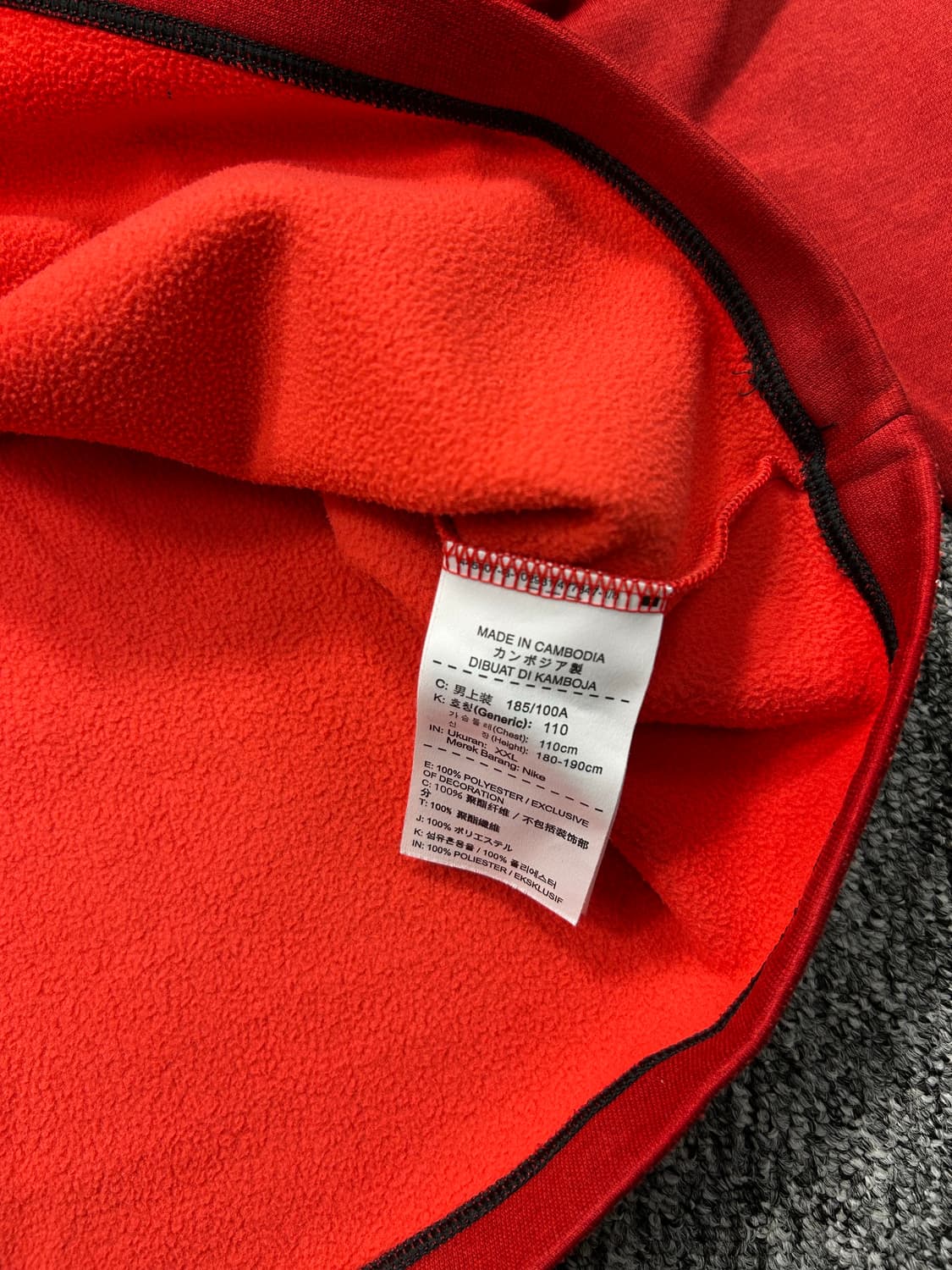 나이키 타이거 우즈 하프 버튼 집업 XXL 상품이미지9