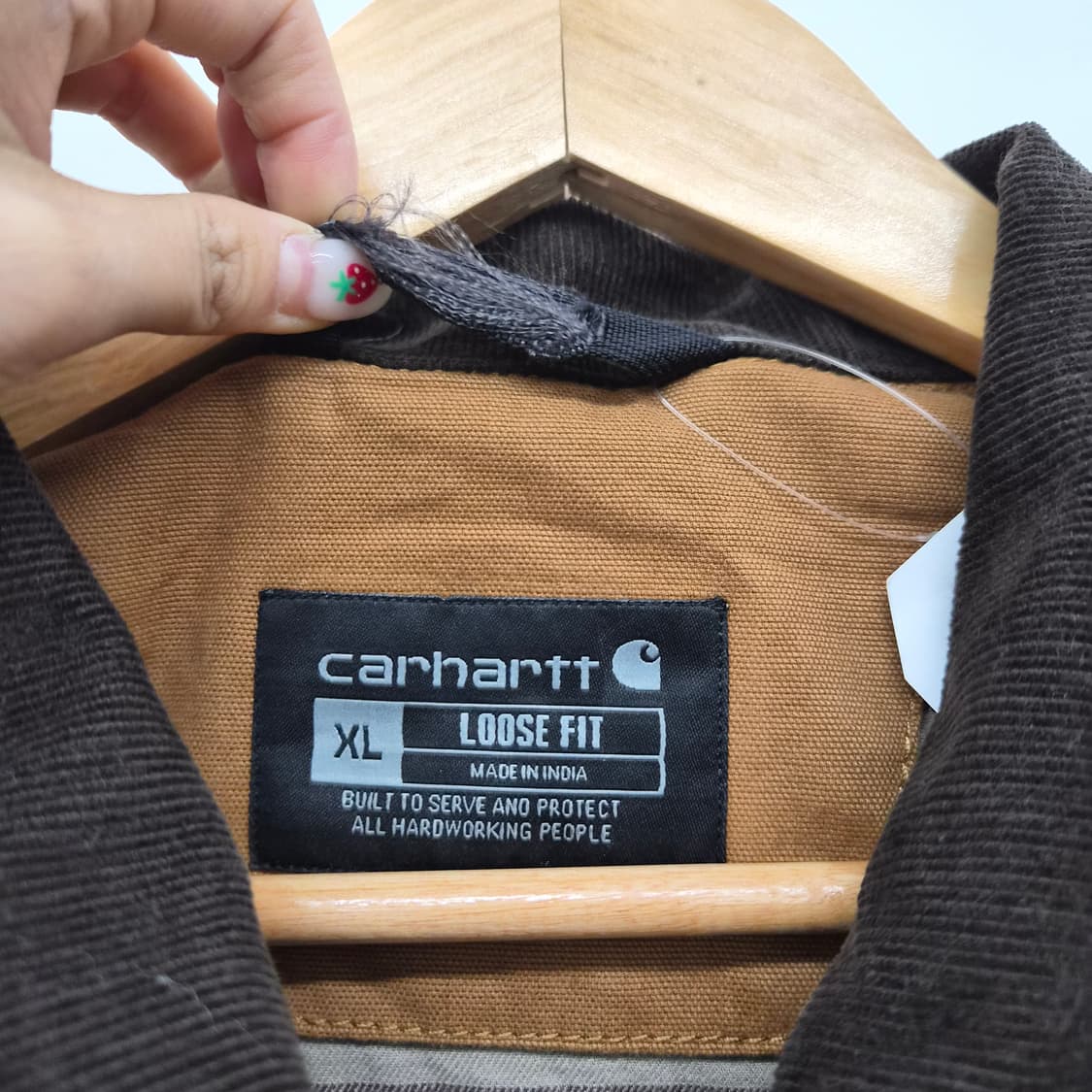 칼하트 브라운 디트로이트 자켓 남성 XL 상품이미지2