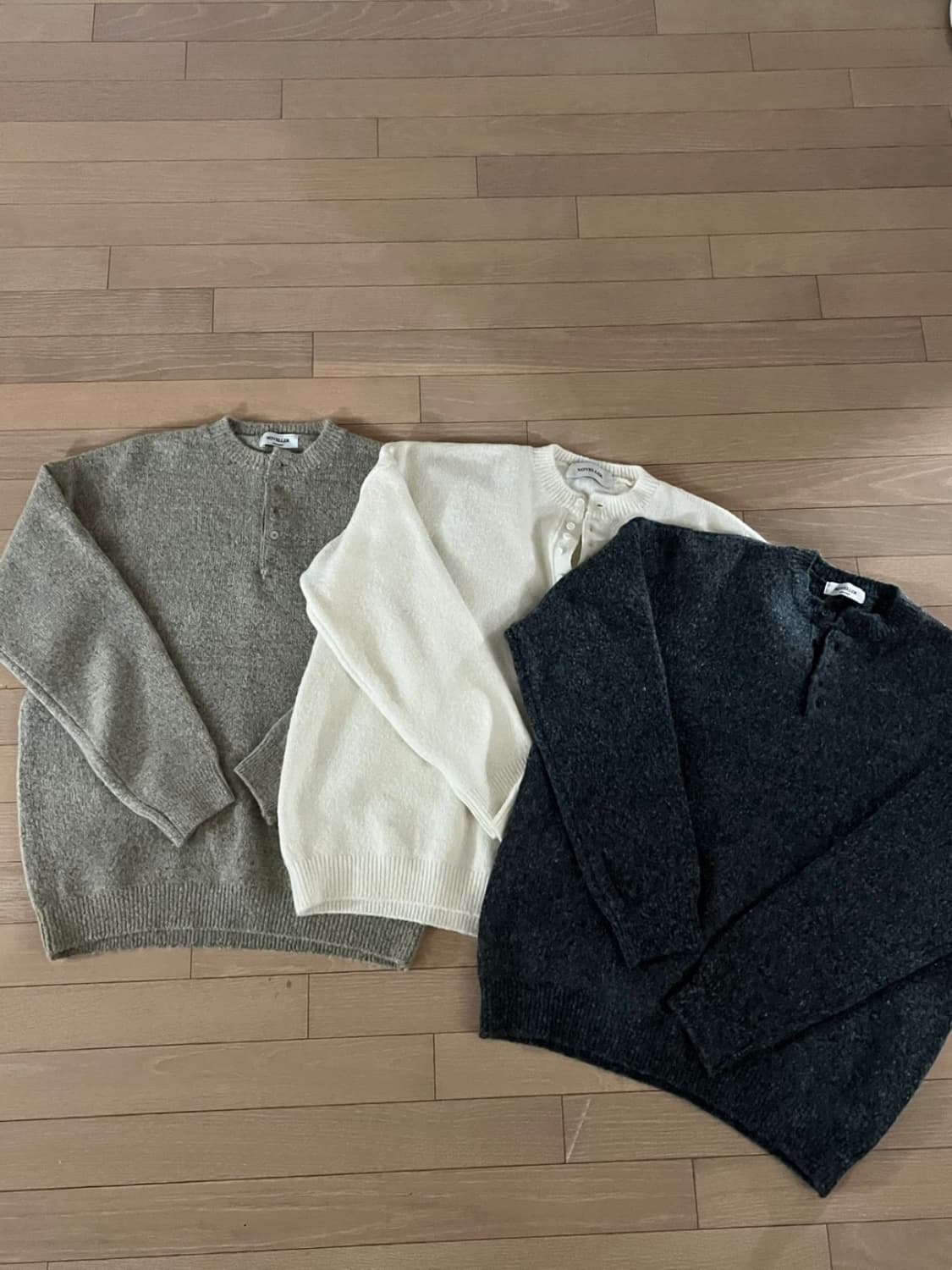 헨리넥 니트 (1+1+1) 상품이미지3