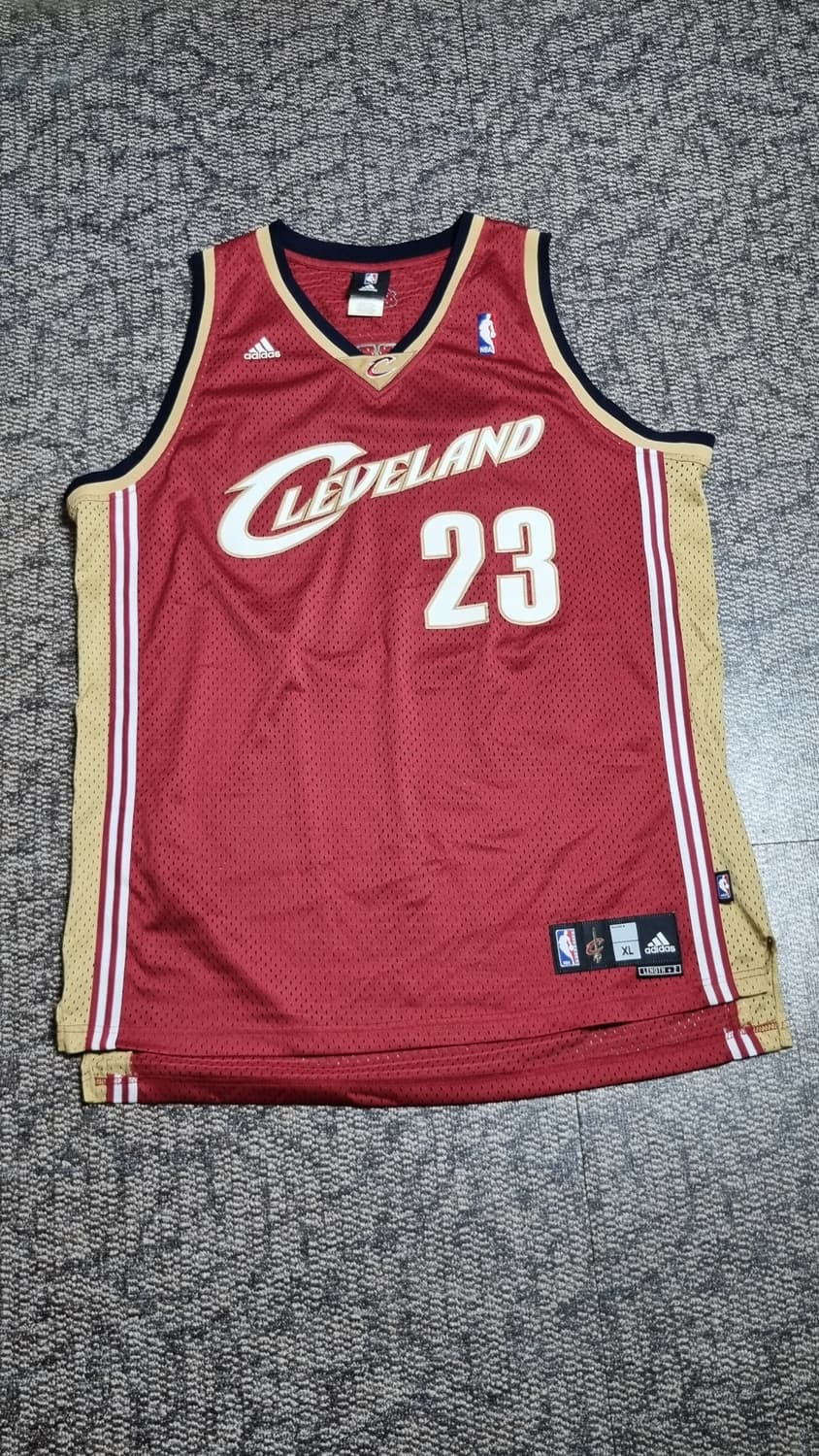 NBA 르브론 제임스 클리블랜드 1기 어센틱 저지 XL 상품이미지1