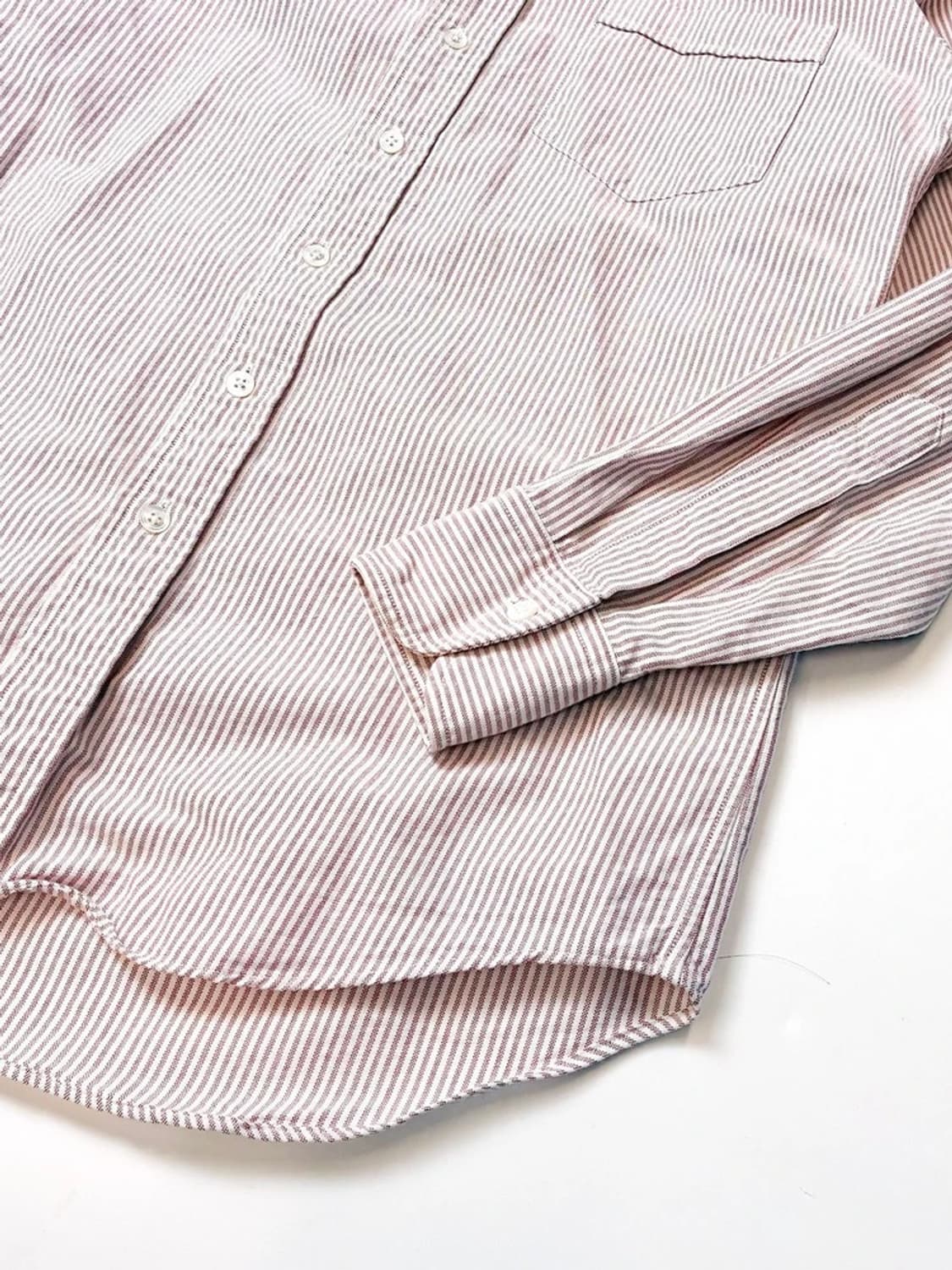 드레익스 잉글랜드 코튼 스트라이프 포켓 셔츠 PN5715 상품이미지3