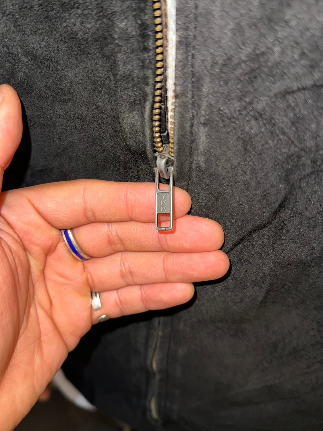 90’s Heavy pig-leather suede bomber 상품이미지6