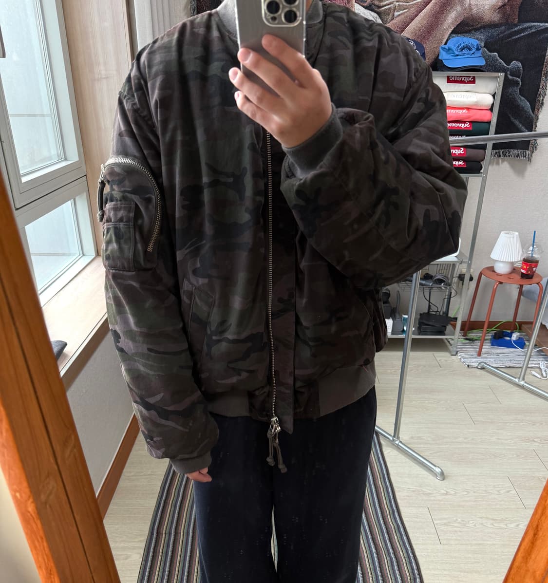 etce 카모 봄버 자켓 상품이미지1