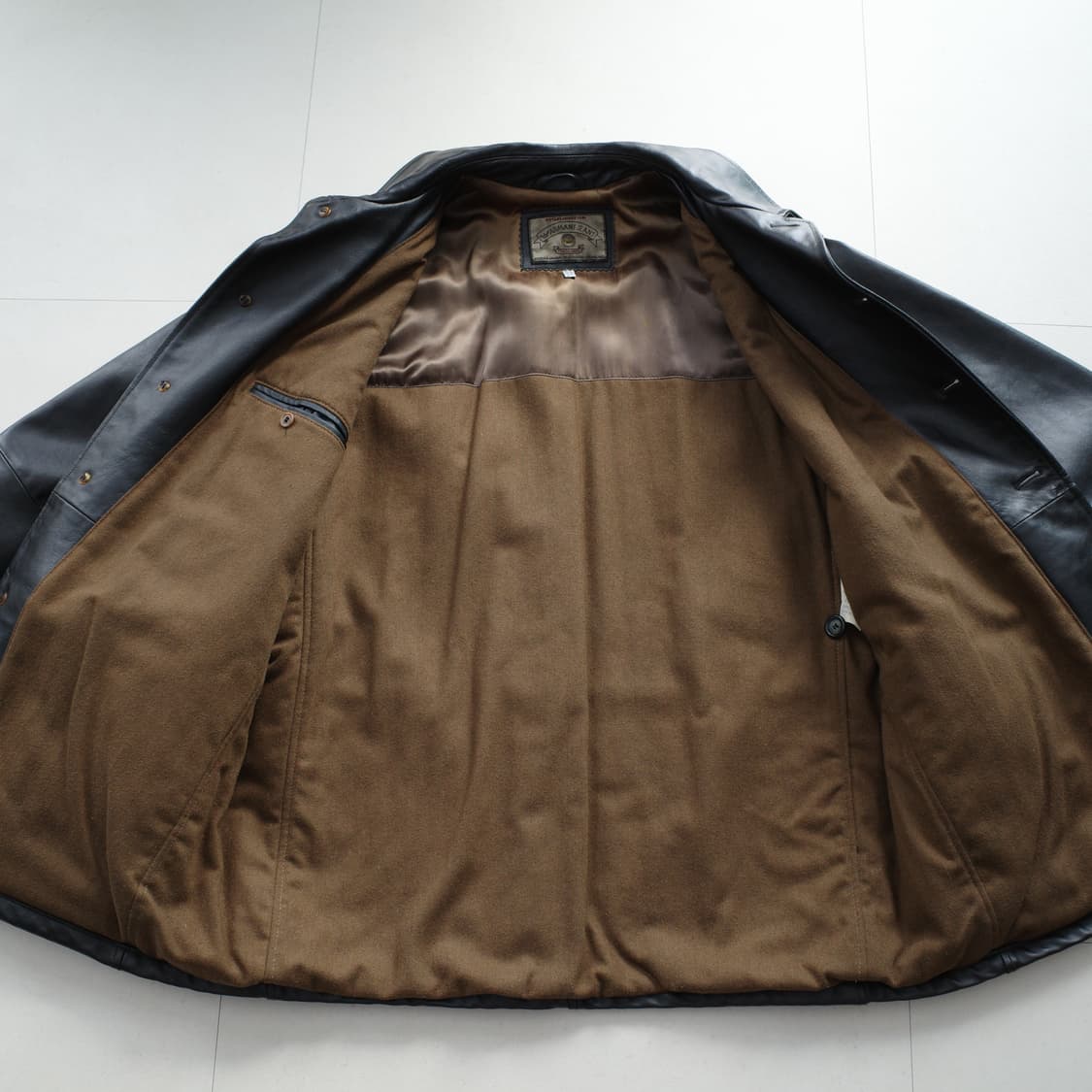 Armani 알마니 아르마니 가죽 레더 코트 상품이미지5