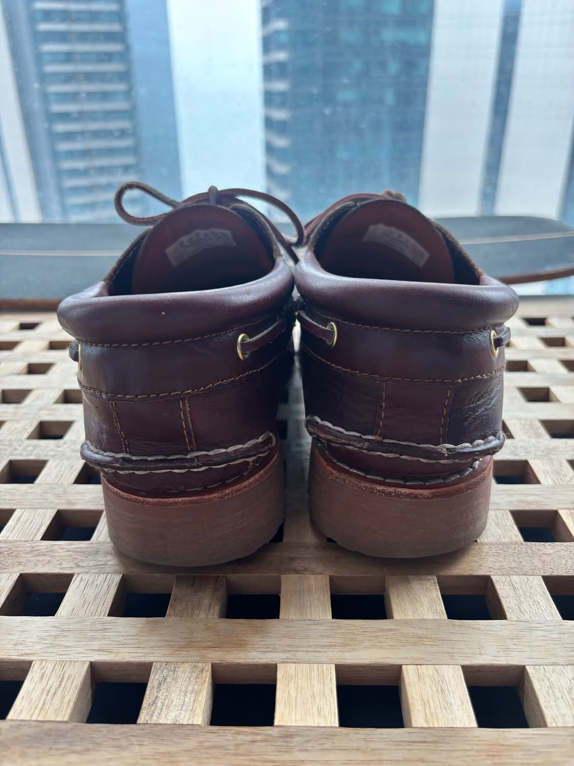 팀버랜드 3아이 보트슈즈 버건디 270 상품이미지2