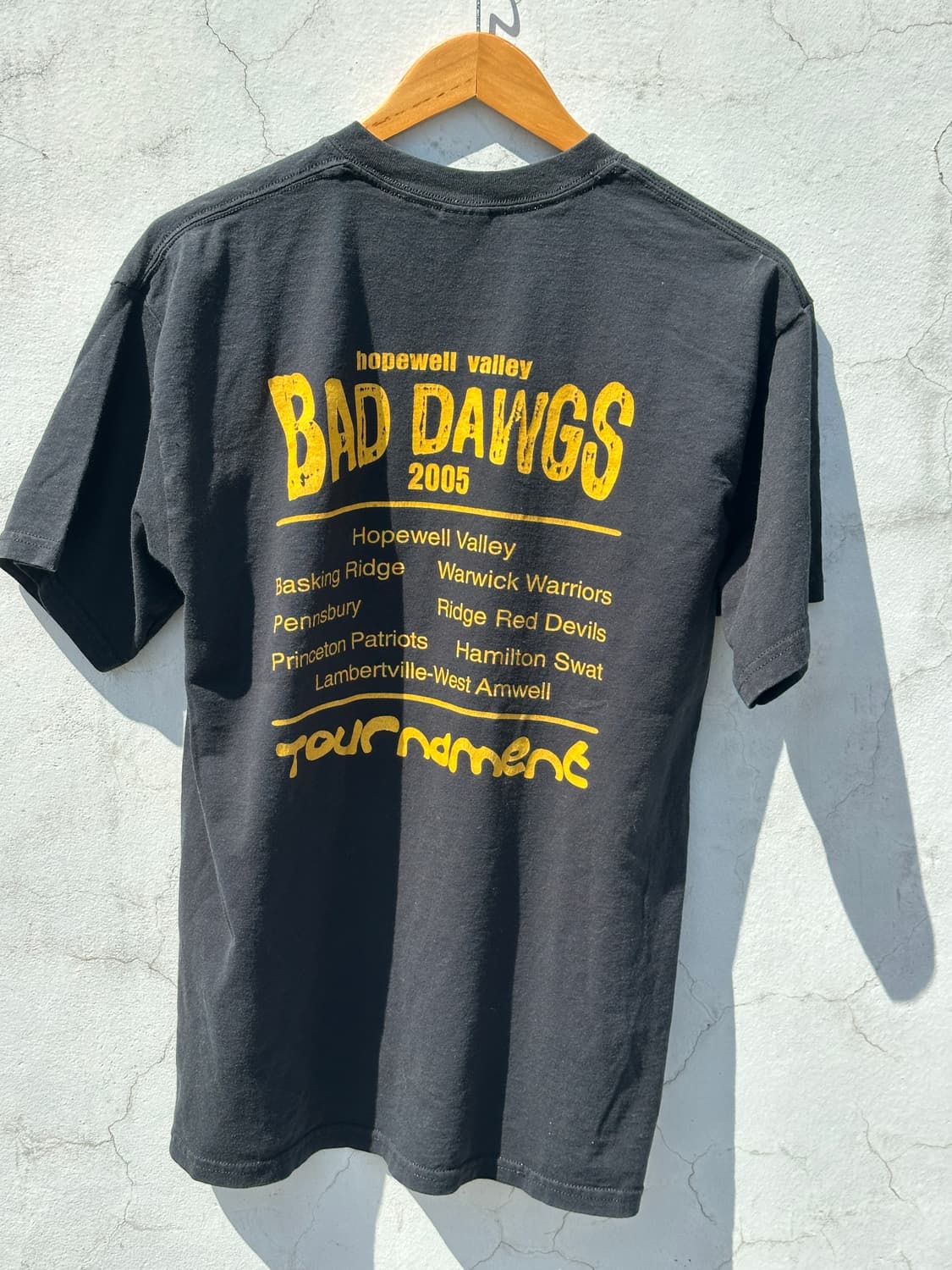 [M] GILDAN BAD DAWGS 블랙 빈티지 반팔 티셔츠 상품이미지6