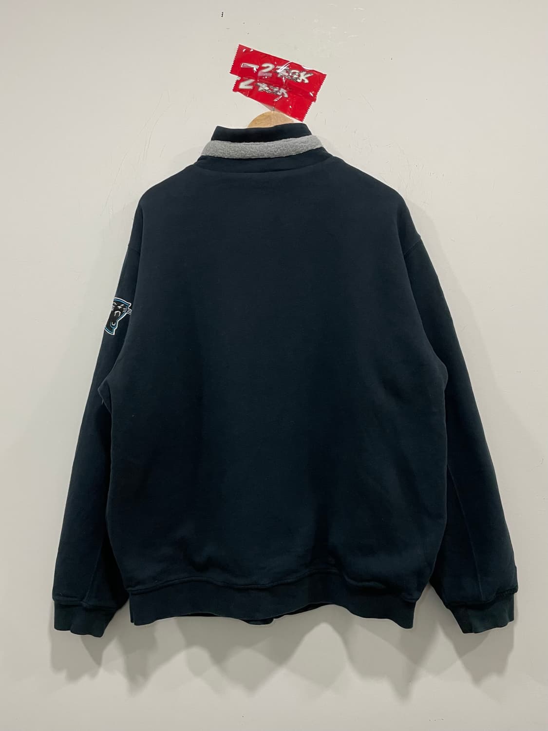 NFL pro Carolina Panthers 쉐르파 집업 상품이미지5