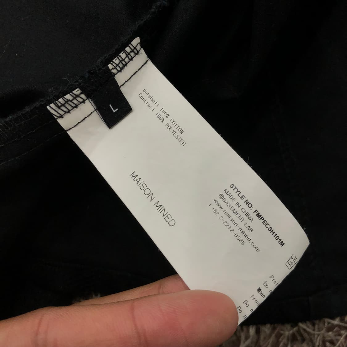 L 메종미네드 반팔 셔츠 상품이미지4