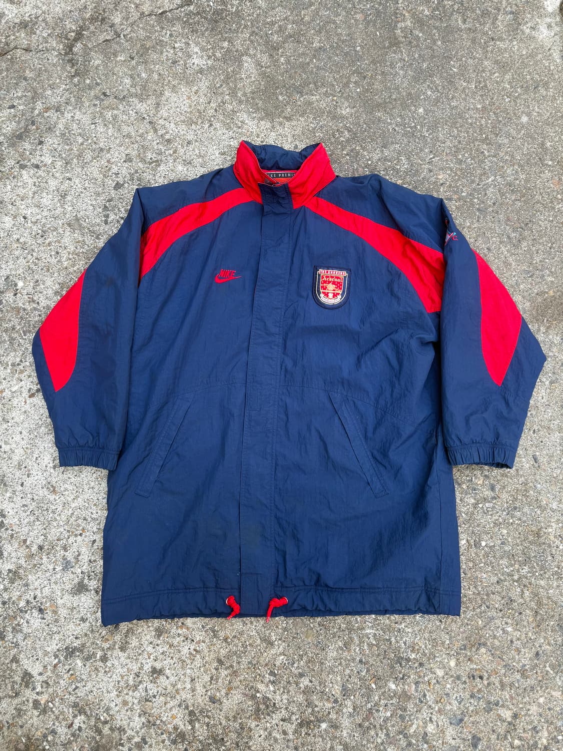 1996 나이키 아스날 벤치 파카 상품이미지1