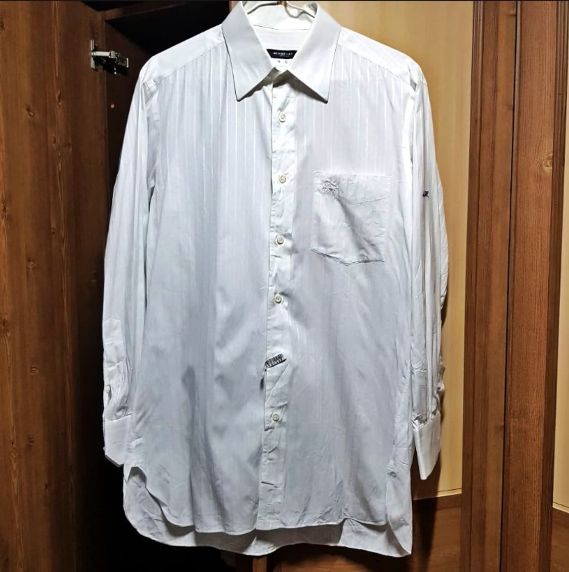 M / 일본 버버리 /초야타케나카 셔츠/2독318  상품이미지6