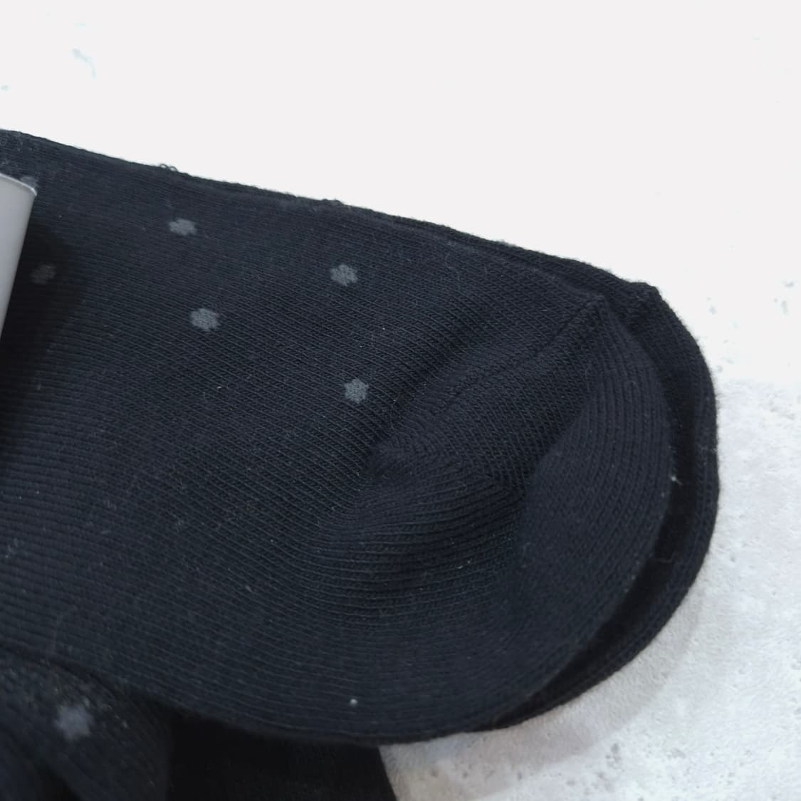 리본 도트 니하이 삭스 블랙 상품이미지5