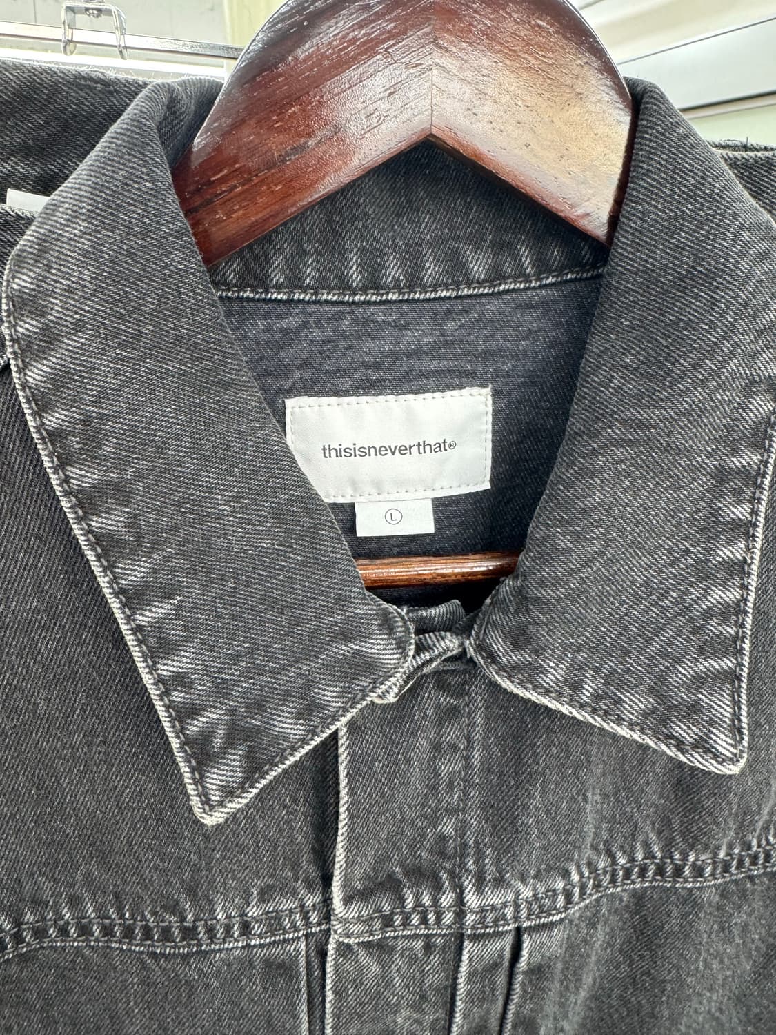 디스이즈내버댓 데님 셋업 L 상품이미지2