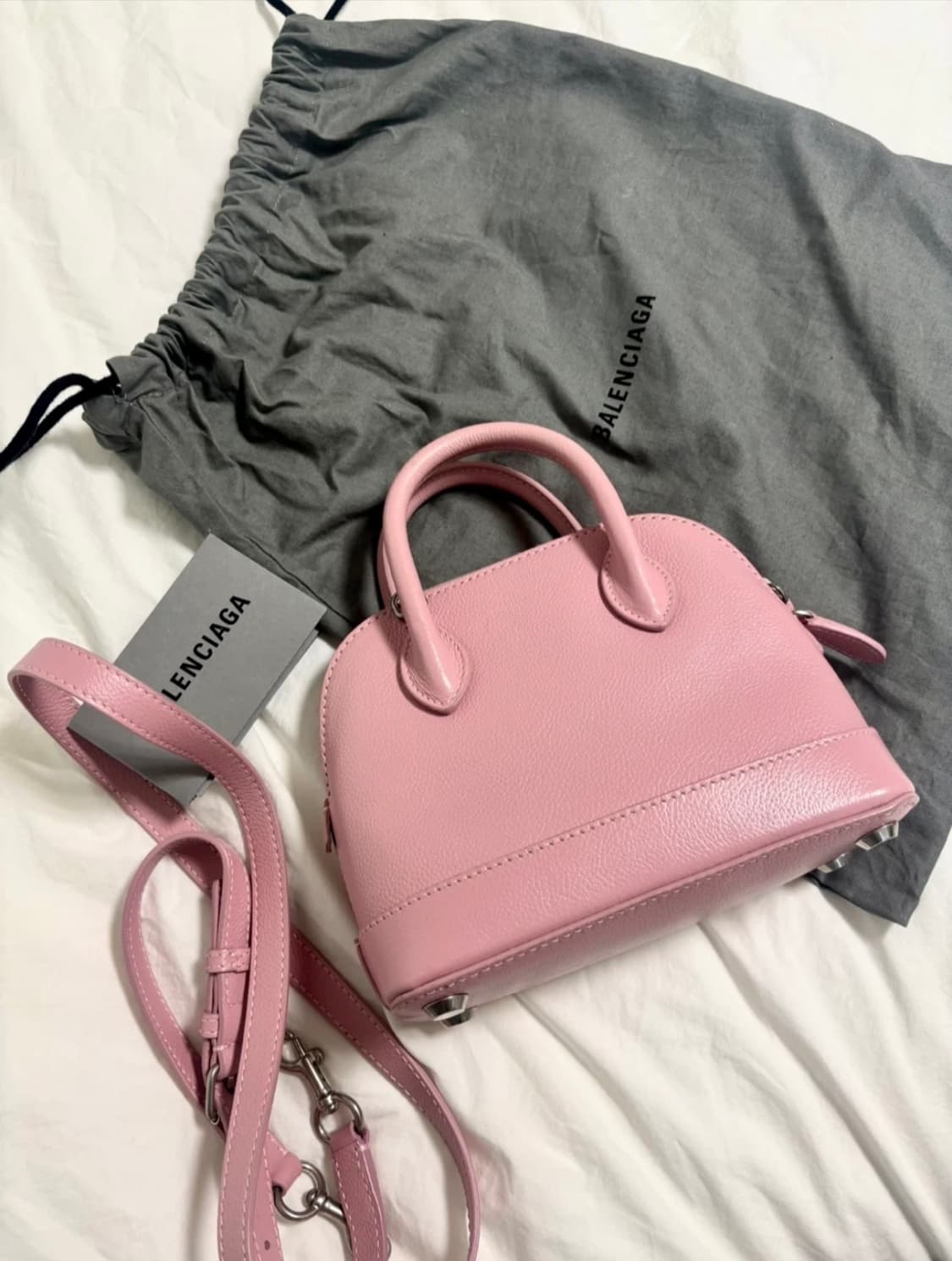 정품 발렌시아가 빌탑 핸드백 핑크 급처 상품이미지6