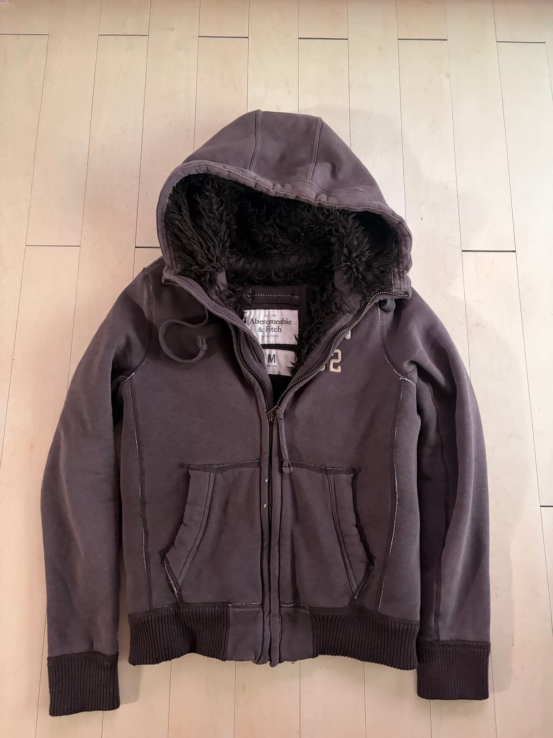 아베크롬비 울프죠 후드집업 M 상품이미지1