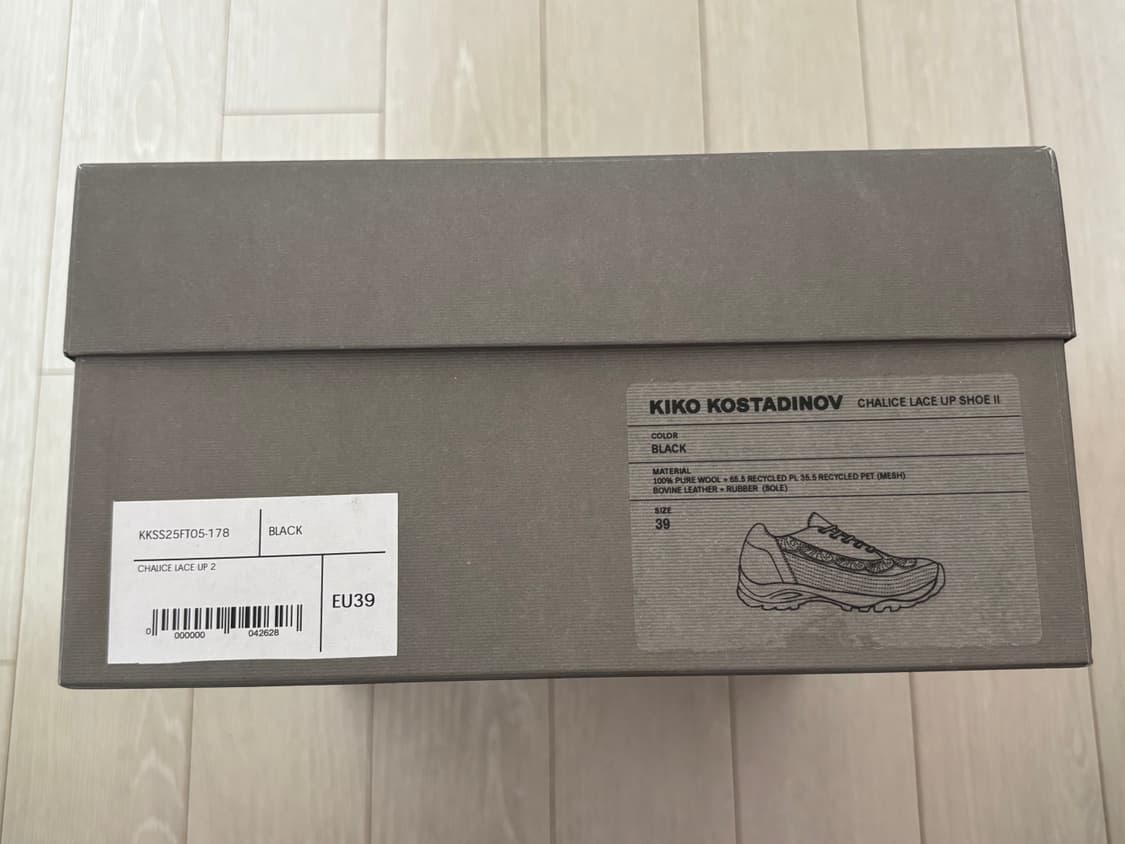 Kiko kostadinov CHALICE LACE UP SHOE II 상품이미지6